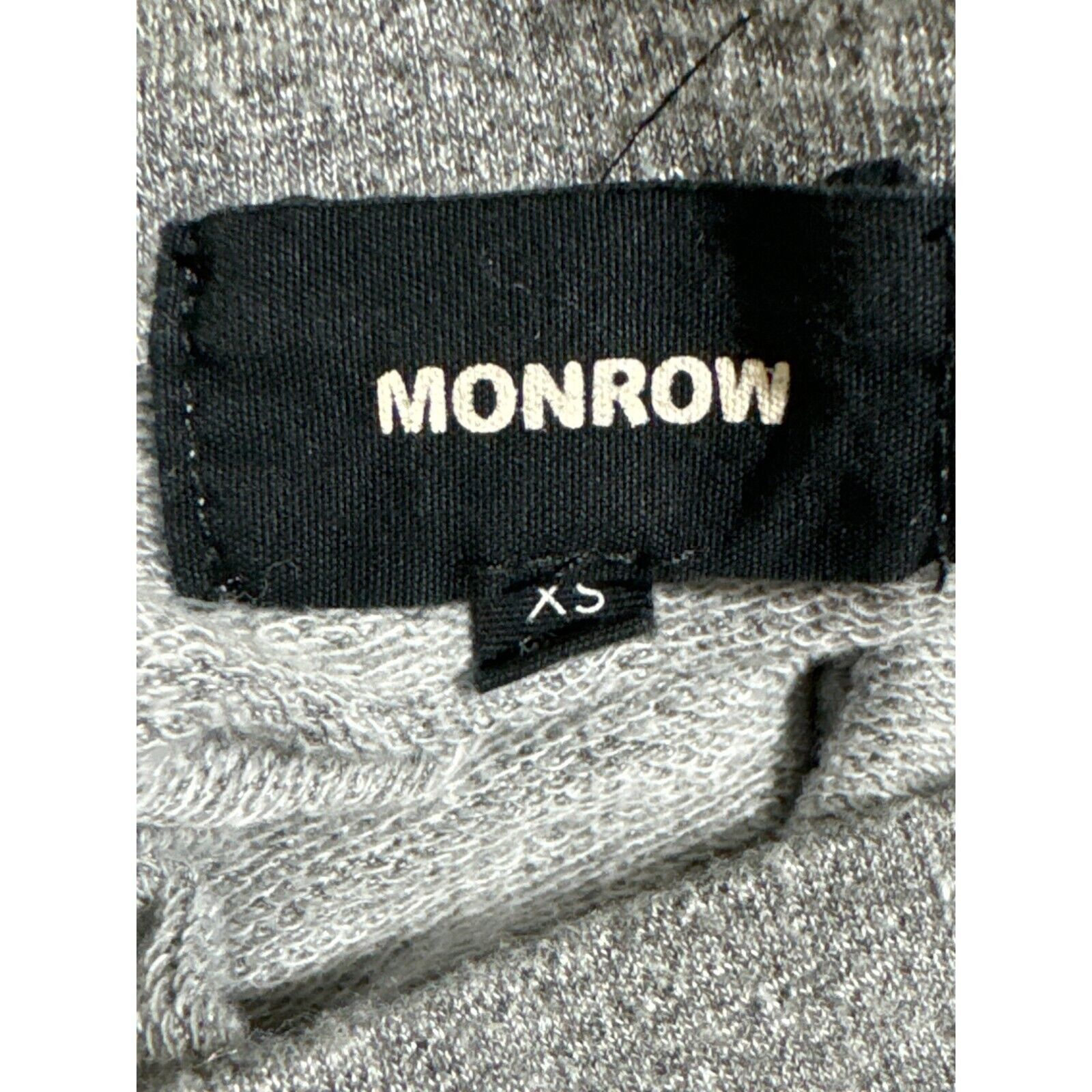 MONROW Monrow Sweatshirt Women's Size XS Pullover Dark Heather Size XS / US 0-2 / IT 36-38 - 5 Thumbnail