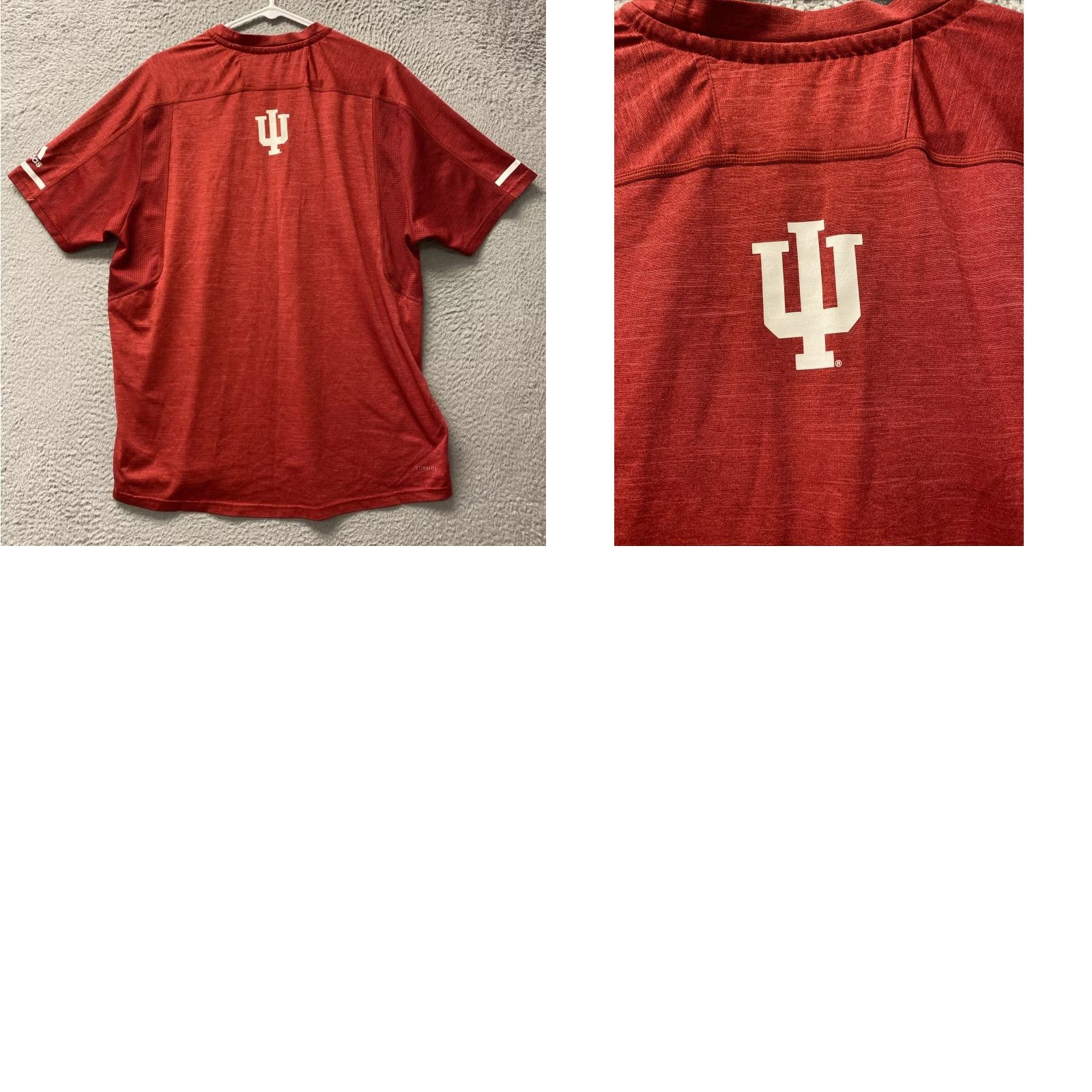 Adidas Adidas Mens Red Shirt Size XL Short Sleeve Sports /113-22 Red Dark Size US XL / EU 56 / 4 - 8 Thumbnail