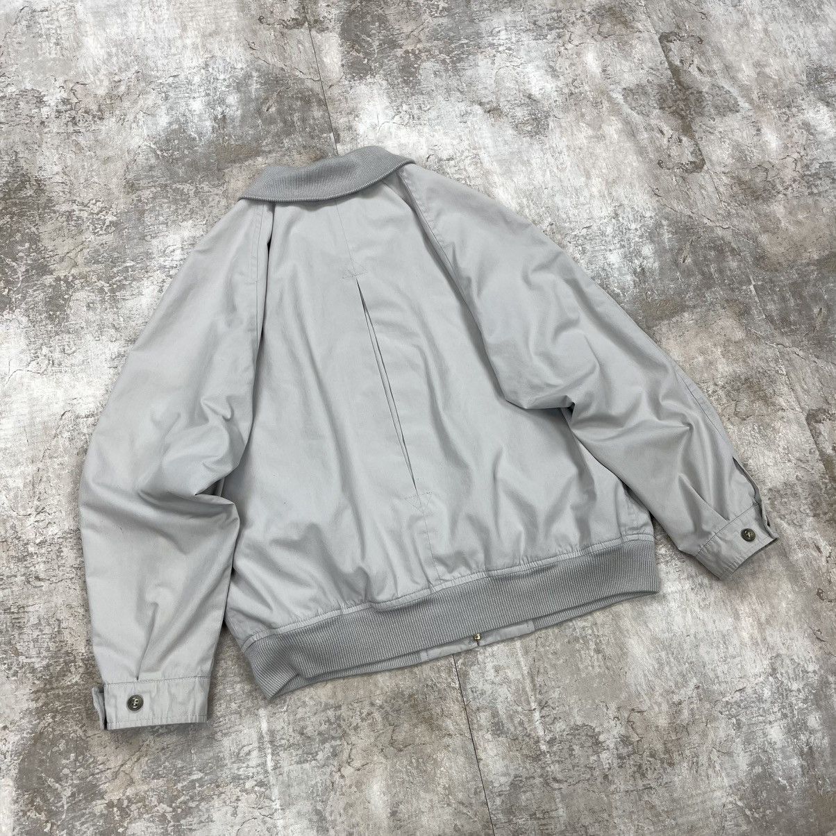Burberry × Vintage BURBERRY LIGHT BOMBER JACKET GREY LOGO Size US M / EU 48-50 / 2 - 8 Thumbnail
