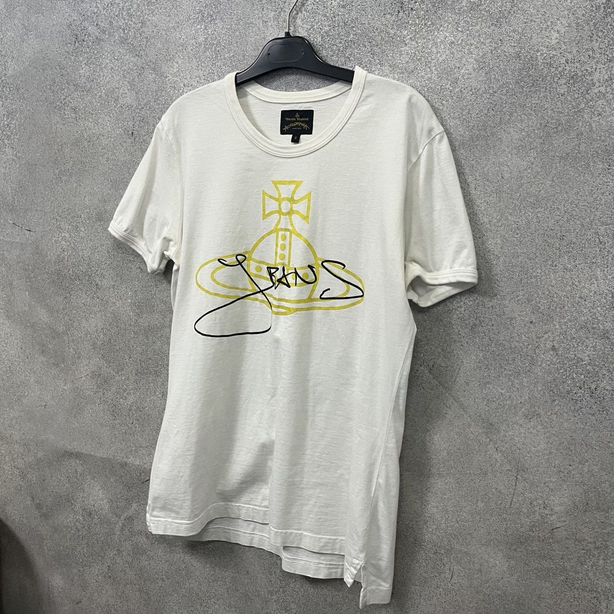 Vivienne Westwood Vivienne Westwood Big Logo T shirt White Size M Size US M / EU 48-50 / 2 - 8 Thumbnail