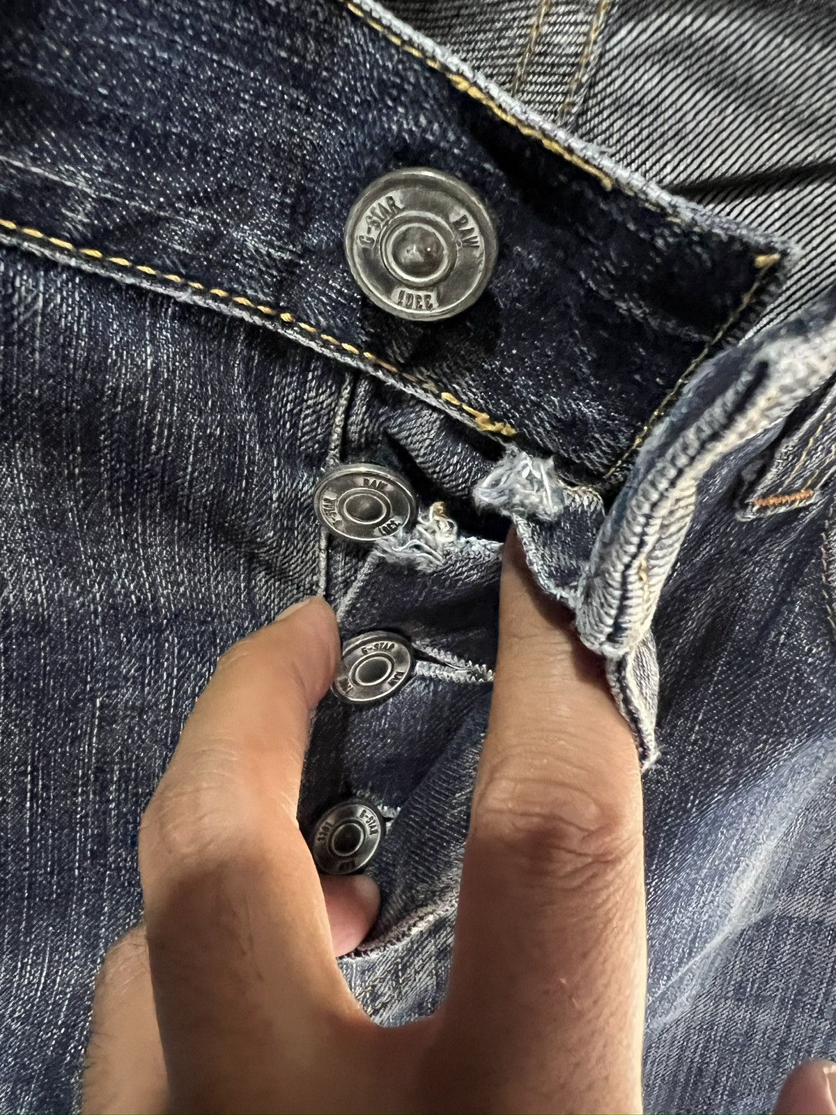 G-Star 🔥Made in Italy G-Star Raw Distressed Denim Size US 30 / EU 46 - 13 Thumbnail