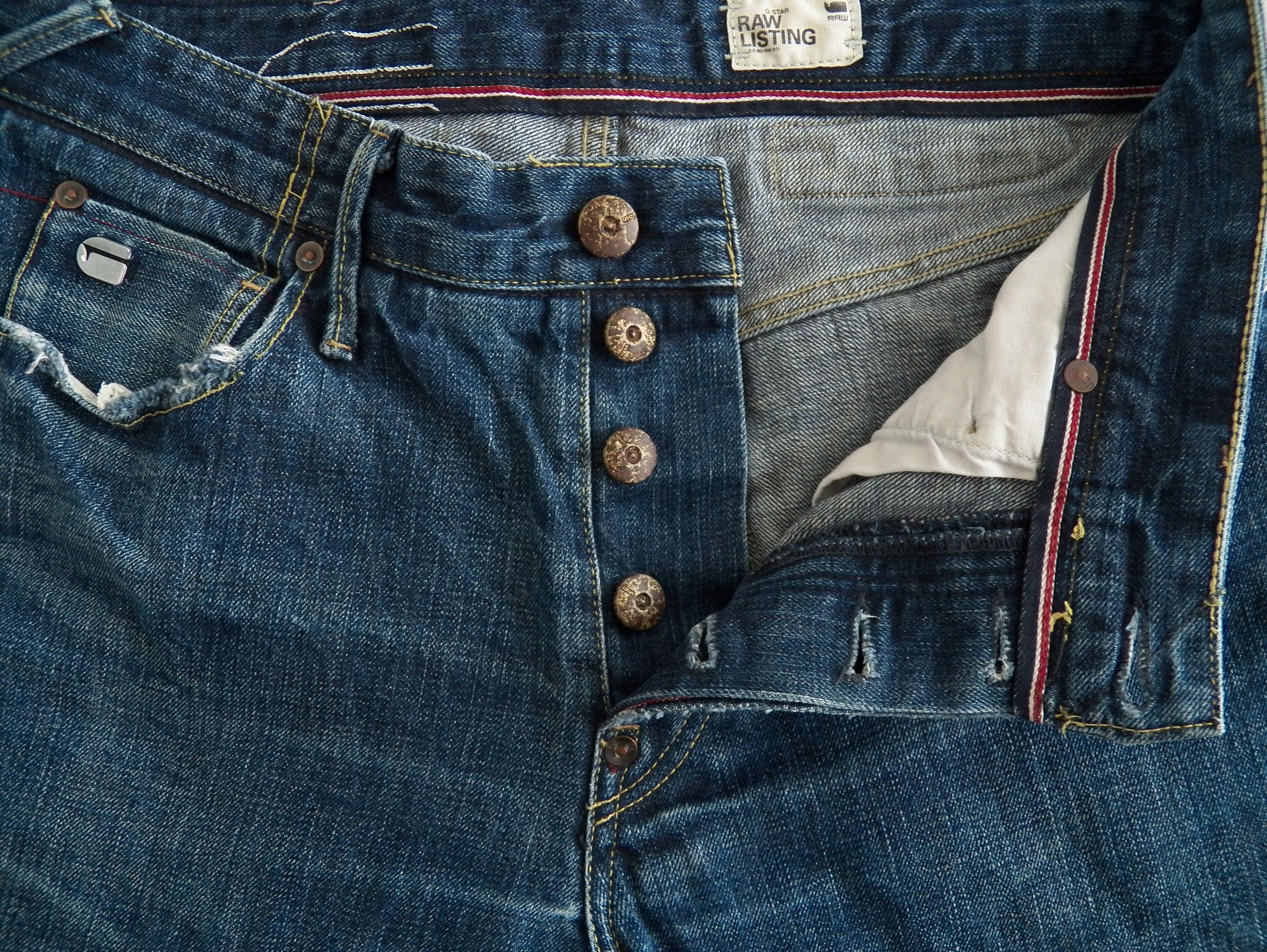 G-Star G-Star RAW Lumber Original Raw Listing Jeans W32 L28 Selvage Size US 32 / EU 48 - 5 Thumbnail