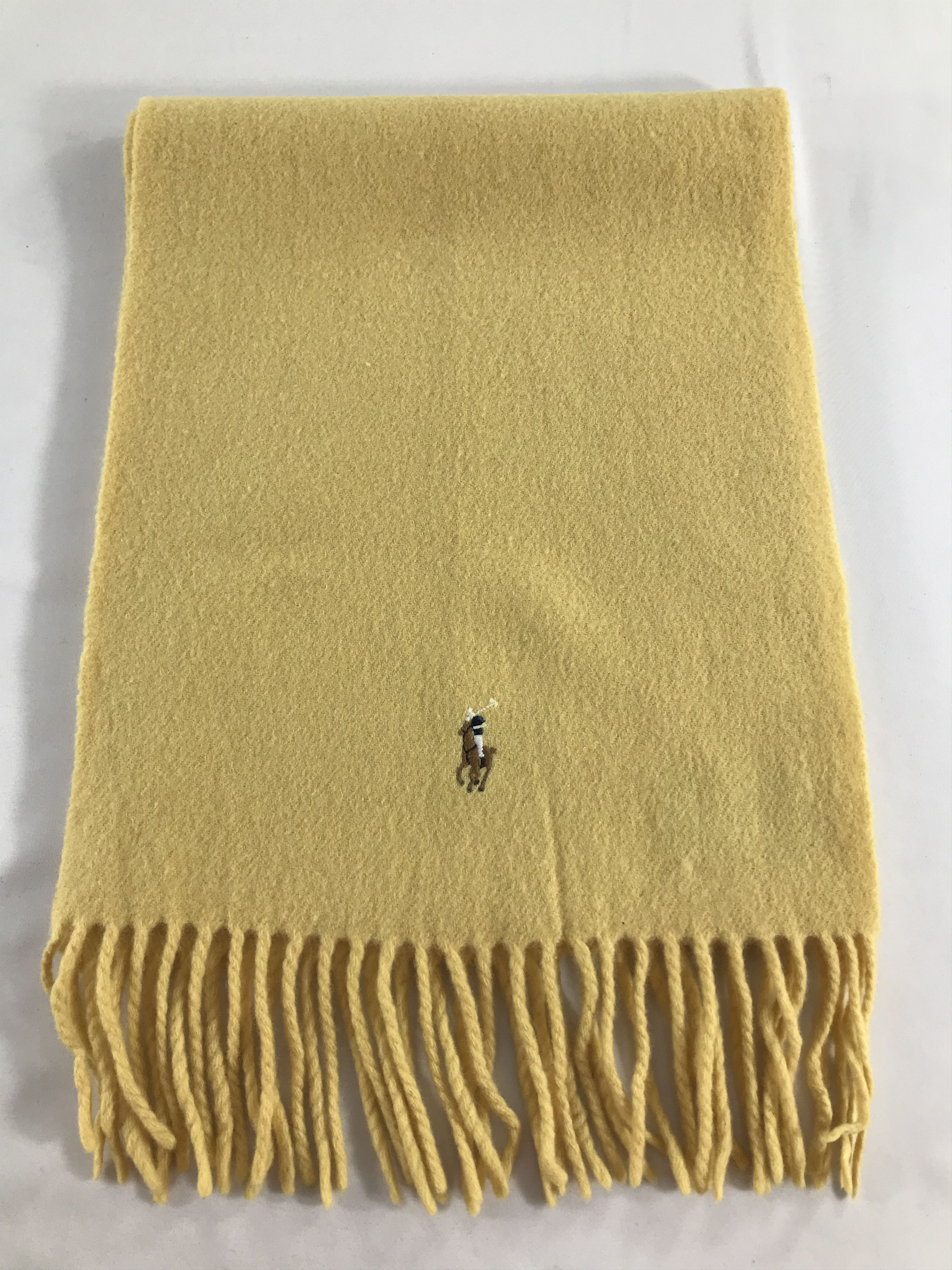 Polo Ralph Lauren Polo Ralph Lauren Plain Wool Scarf Muffler V474 Size ONE SIZE - 2 Thumbnail