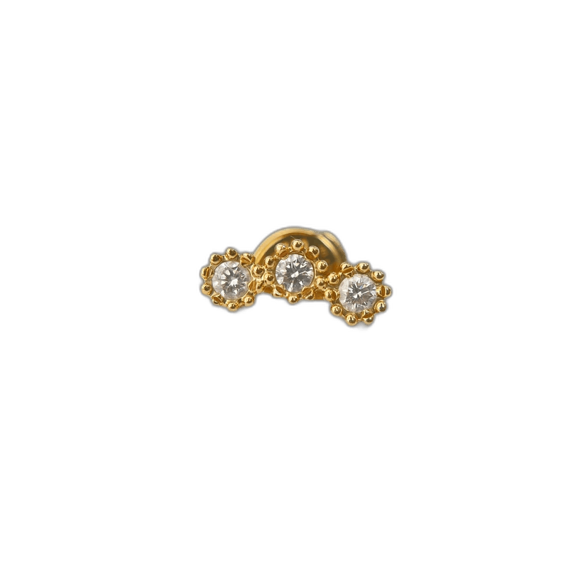 Dior DIOR MIMIROSE Diamond Stud Earrings Size ONE SIZE - 1 Thumbnail