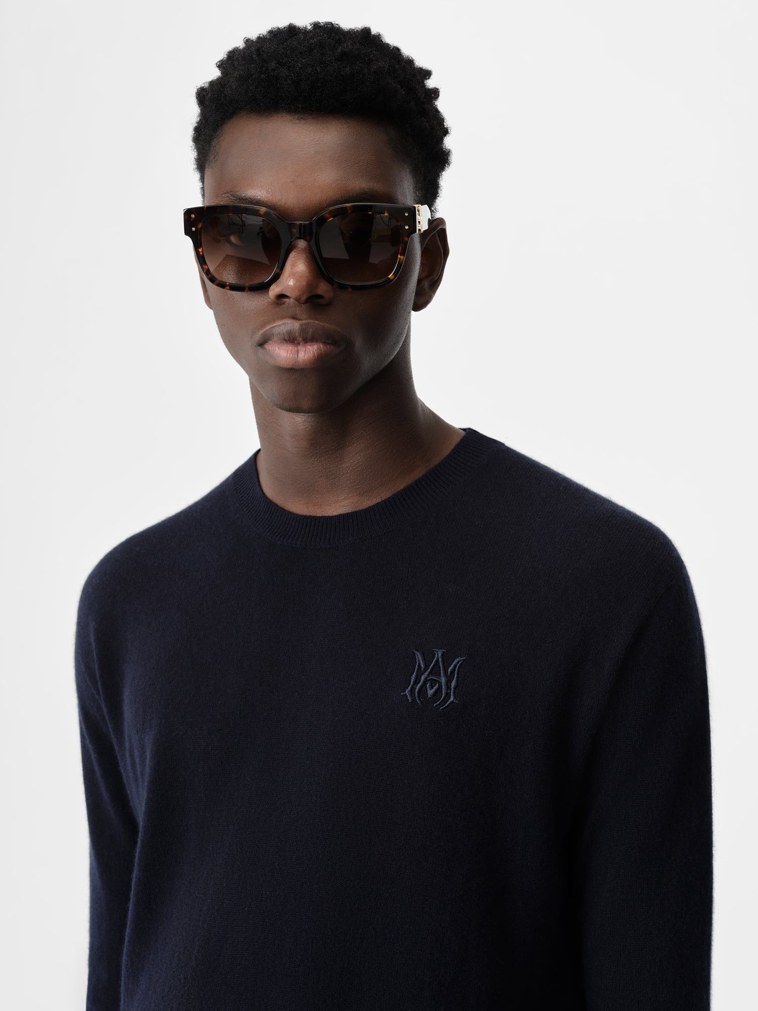Amiri o1s1wg110925 MA Crewneck Sweater in Navy Size US S / EU 44-46 / 1 - 5 Thumbnail