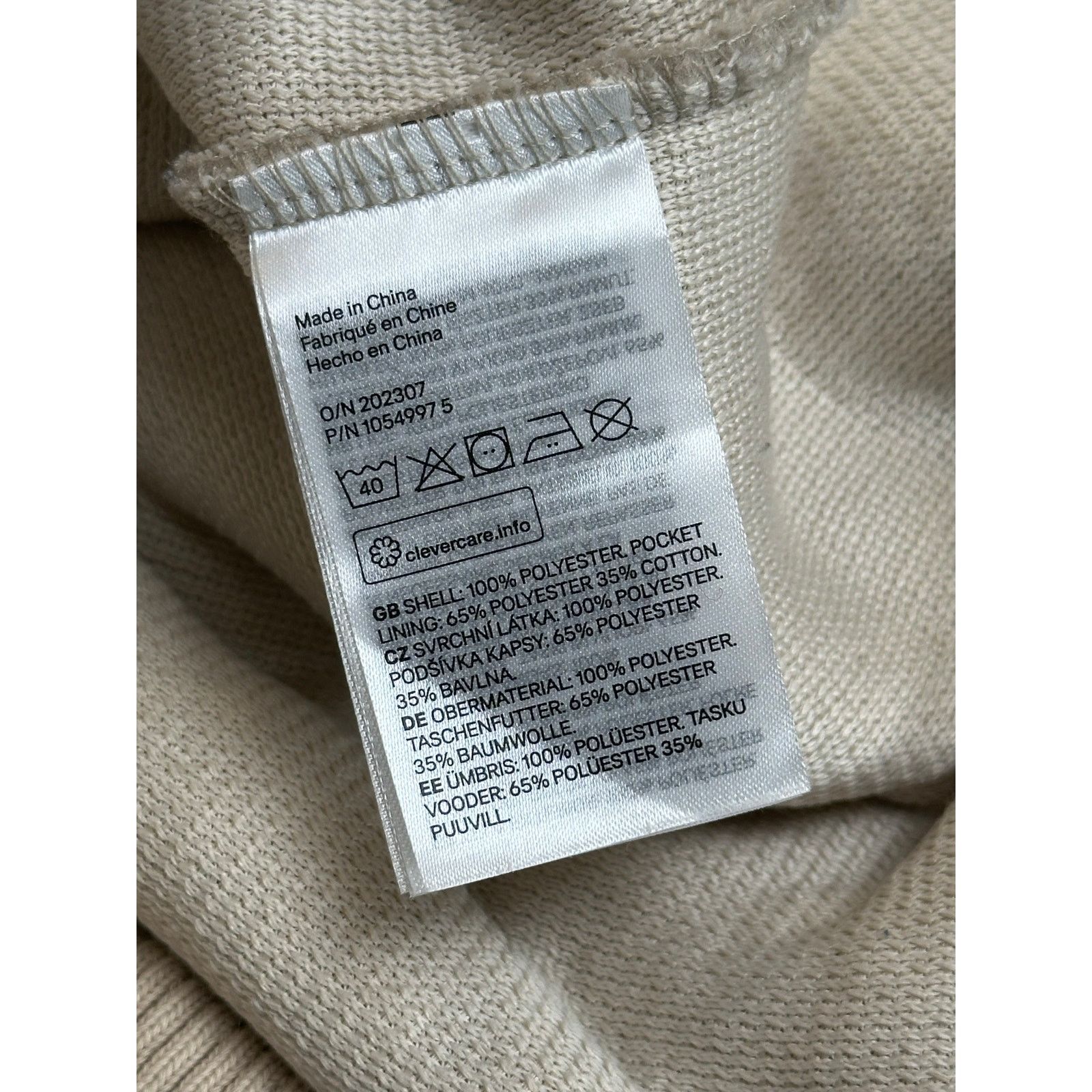 H&M Beige Fleece H&M jacket - Size S - MINT Size S / US 4 / IT 40 - 5 Thumbnail