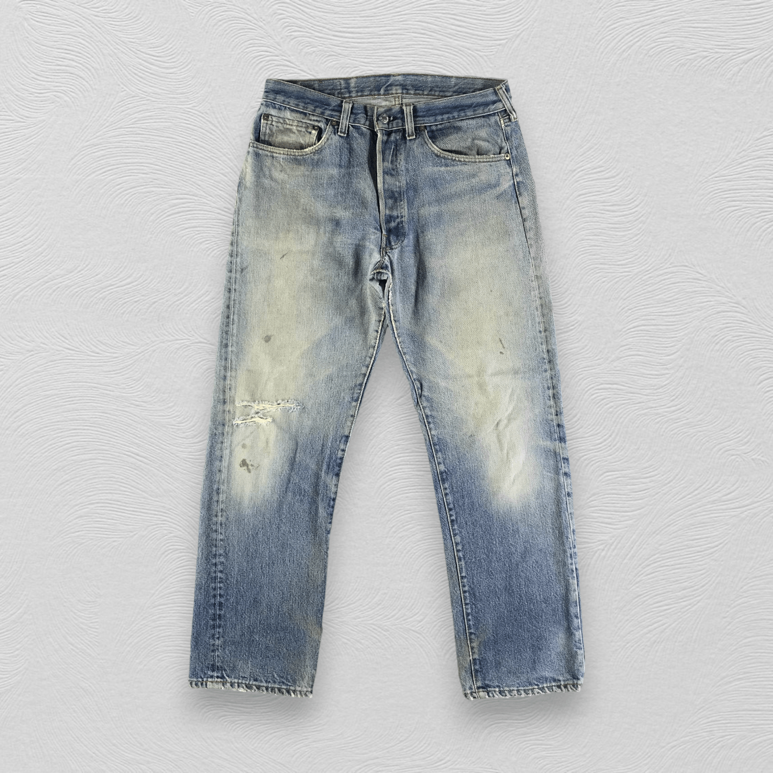 Levi's Vintage Levis 501 Jeans Faded Blue Denim KJ2300 Size US 31 - 1 Thumbnail