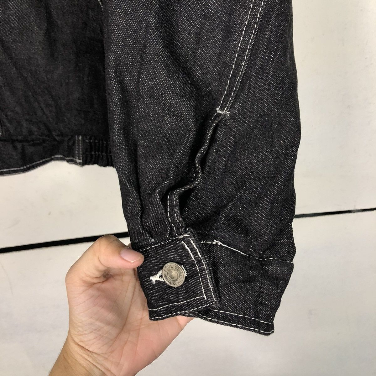 Japanese Brand 🔥VINTAGE CHORE BOMBER JACKET BORDER CARWIN ISSEY MIYAKE Size US M / EU 48-50 / 2 - 17 Thumbnail