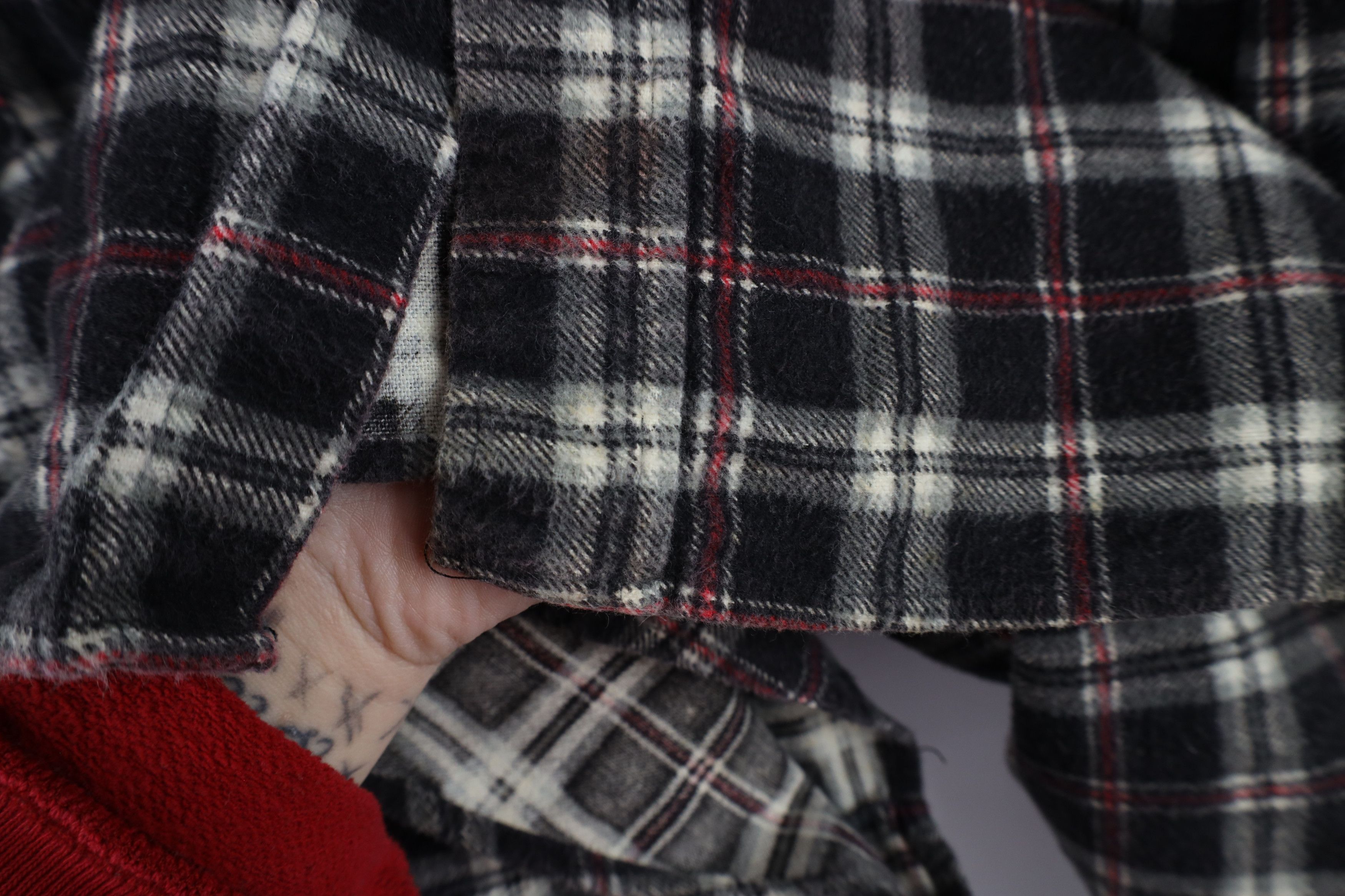 Vintage Vintage 90s Streetwear Flannel Collared Button Shirt Plaid Size US XL / EU 56 / 4 - 8 Thumbnail