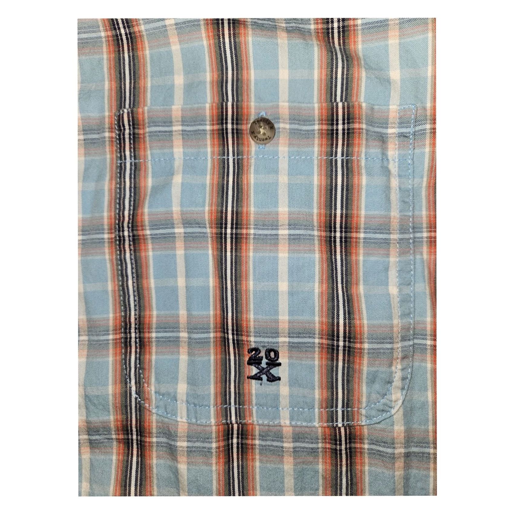 Wrangler Wrangler Shirt Mens XL 20x Button Down Men Short Sleeve Plaid Western Cowboy Casual Size US XL / EU 56 / 4 - 4 Thumbnail