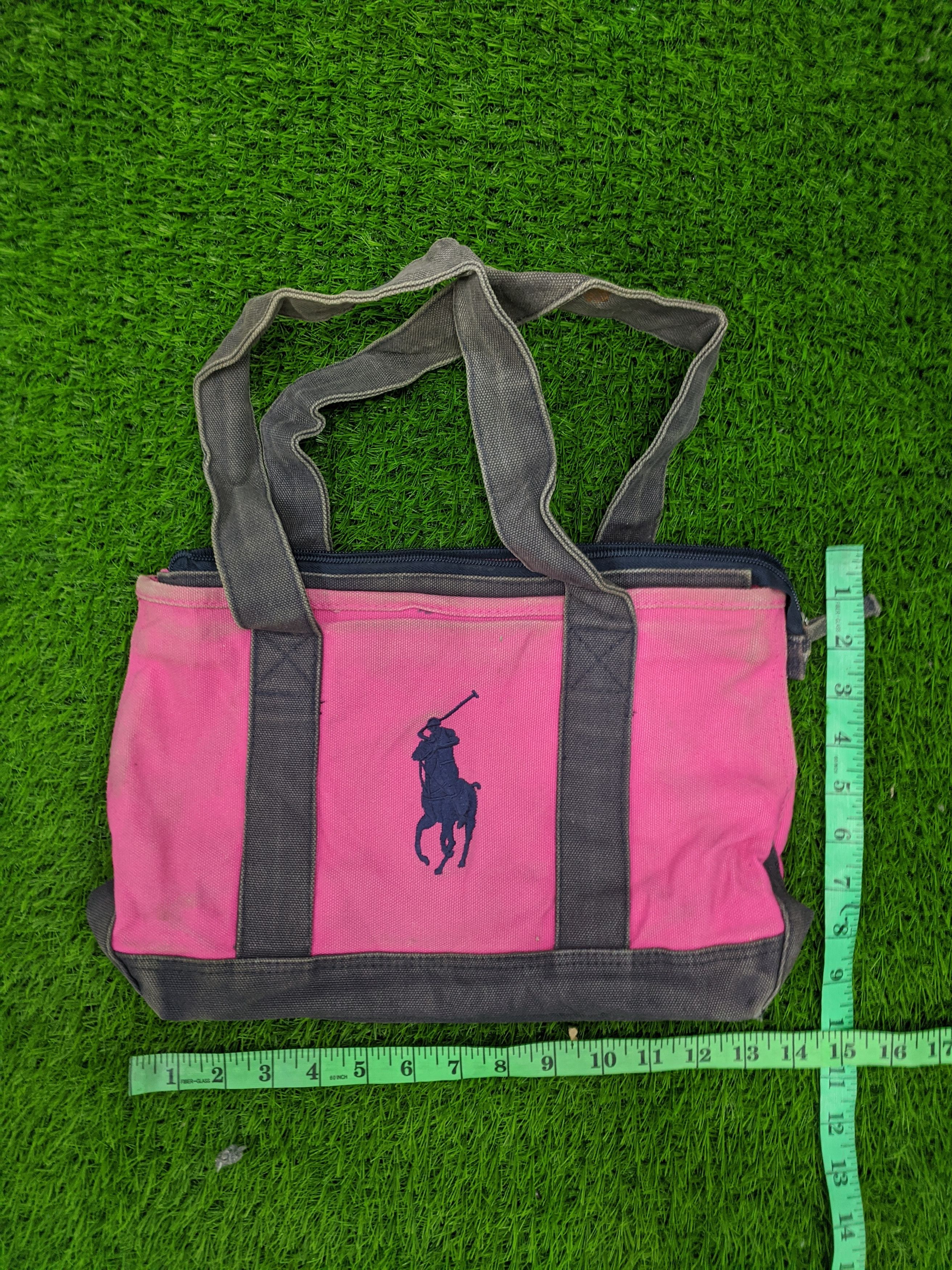 Polo Ralph Lauren × Vintage Polo Ralph Lauren Totebag Zipper Japanese Style BG0009 Size ONE SIZE - 1 Thumbnail