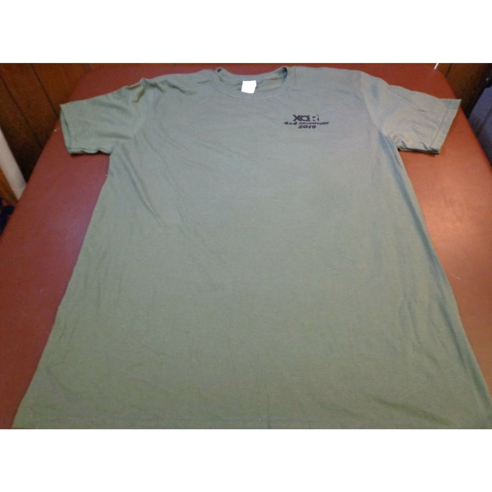 Gildan Country Roads 2019 4x4 Off Road Park Jeep ATV Trails T Shirt Army Green Large Men Gildan Graphic Tee Size US L / EU 52-54 / 3 - 3 Thumbnail
