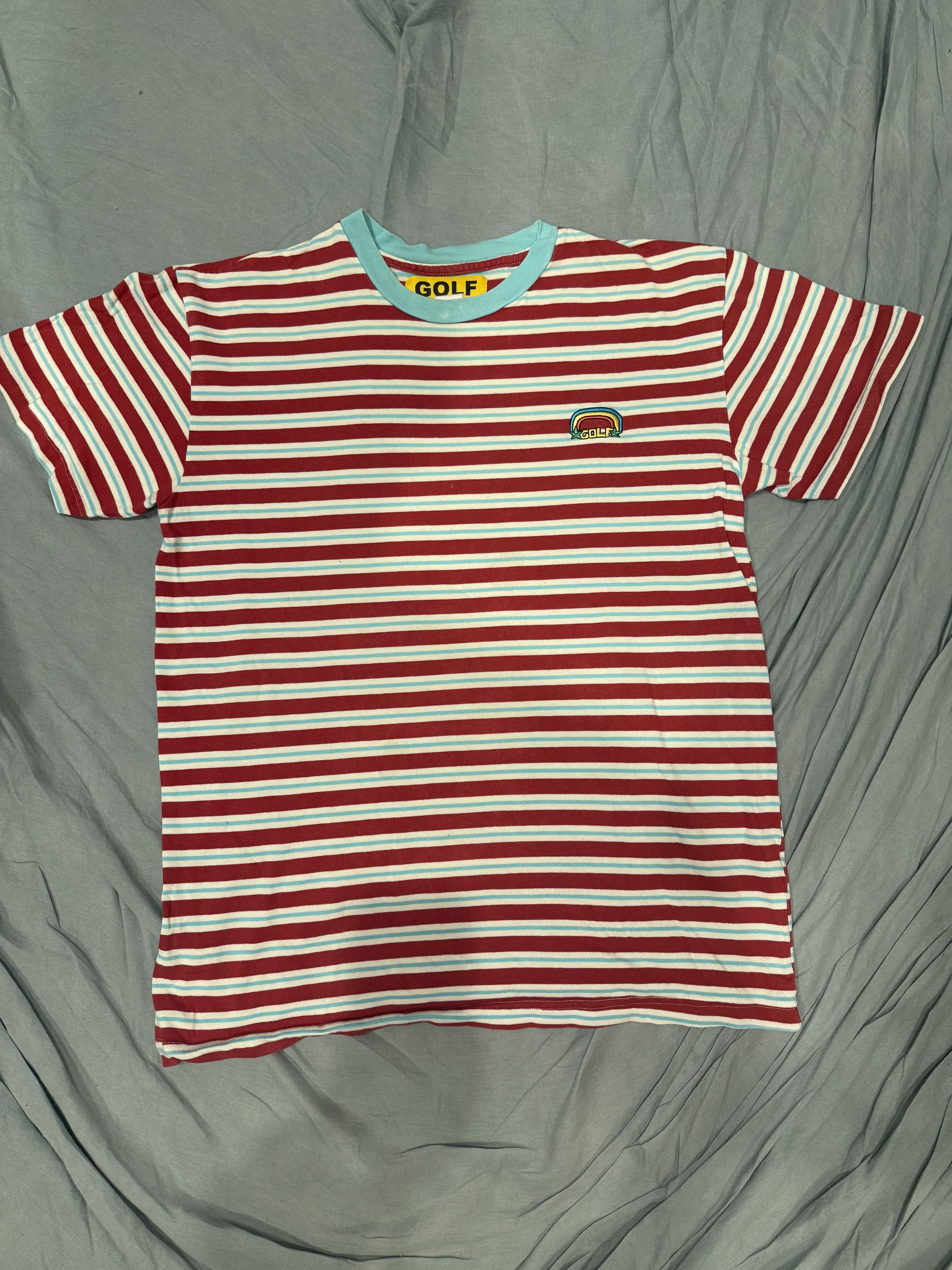 Golf Wang 2015 Rainbow striped T-shirt Size US M / EU 48-50 / 2 - 1 Thumbnail
