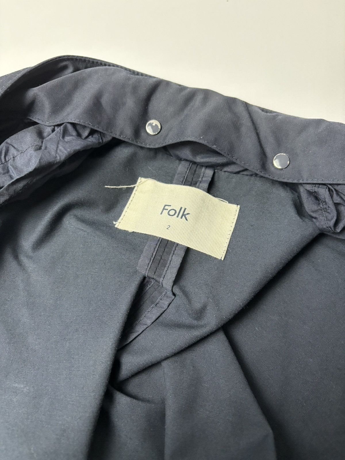 Folk Folk Rain Navy Blue Zip Jacket size 2 Size US M / EU 48-50 / 2 - 6 Thumbnail