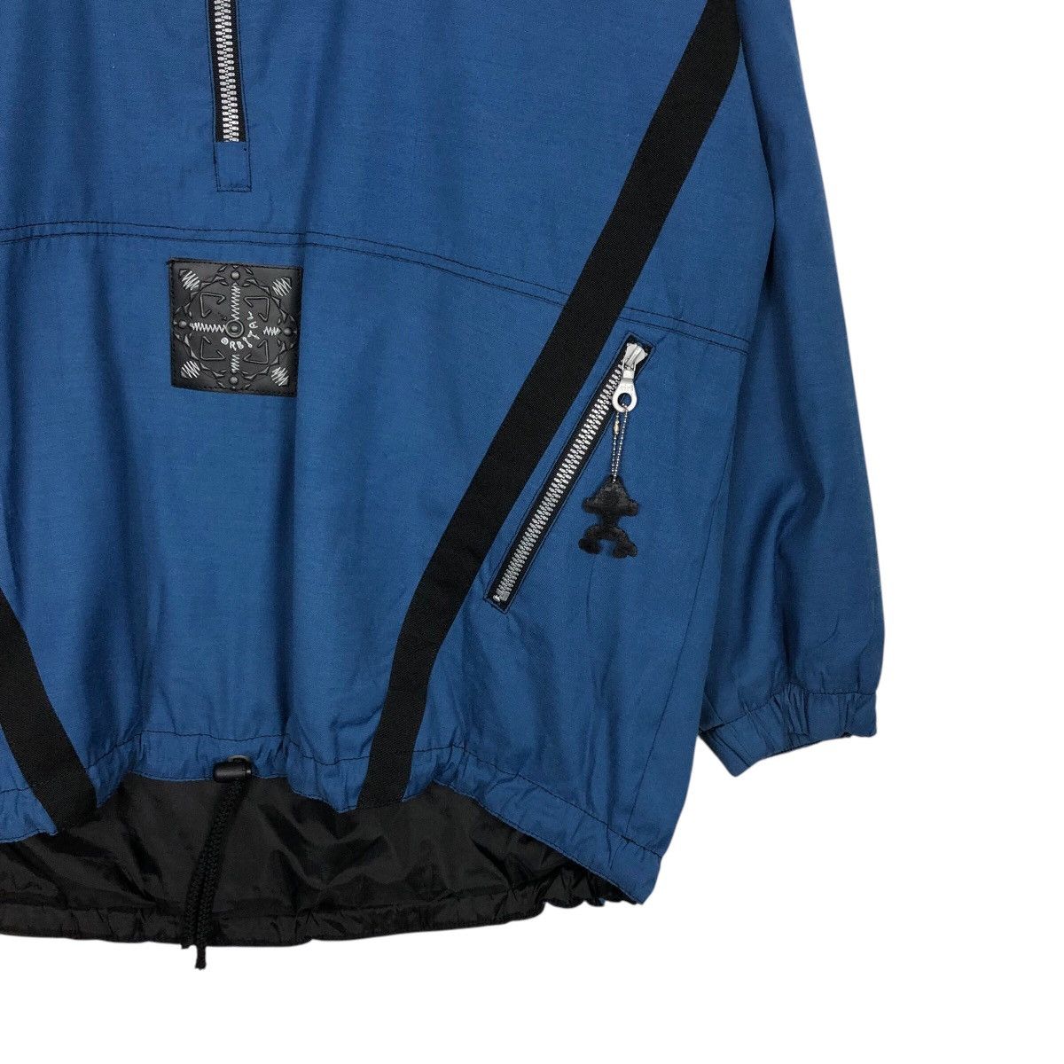 Japanese Brand Vintage Anorak Half Zipper Biker Jacket Active Swiss Design Size US L / EU 52-54 / 3 - 6 Thumbnail