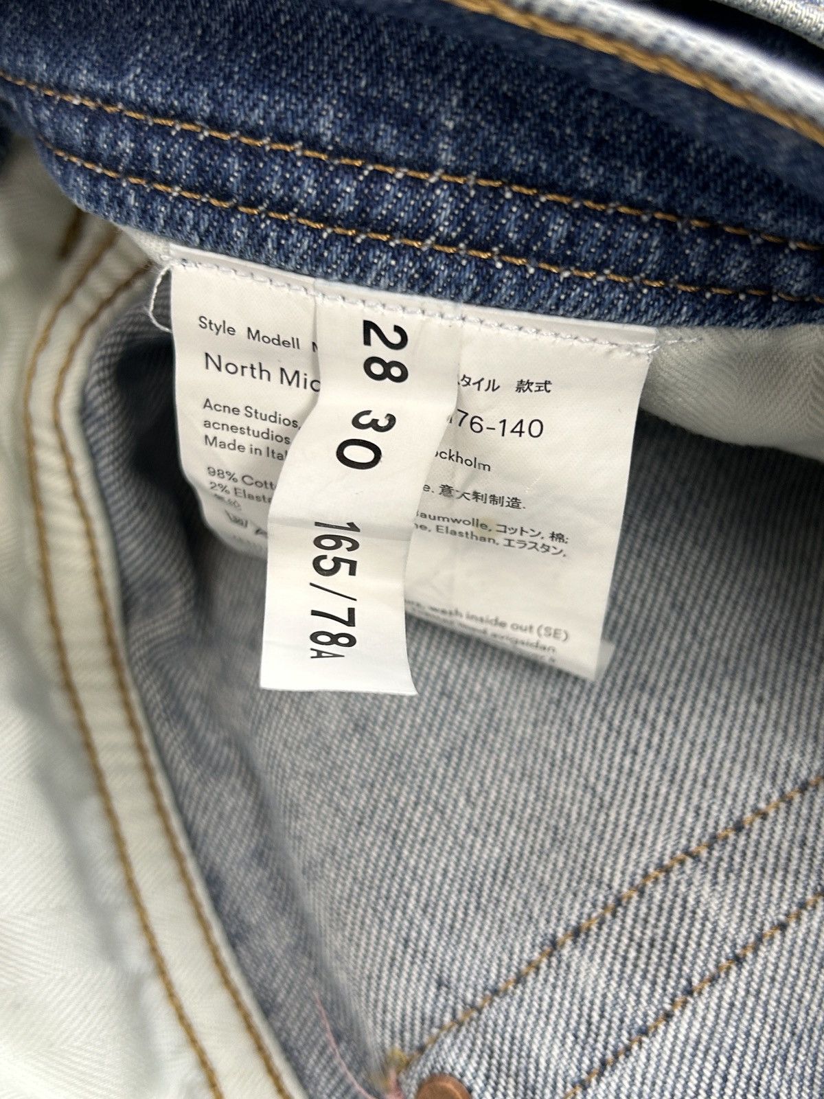 Acne Studios Acne Studios Bla Konst North Mid Blue Denim Jeans 28 30 Size US 28 / EU 44 - 9 Thumbnail