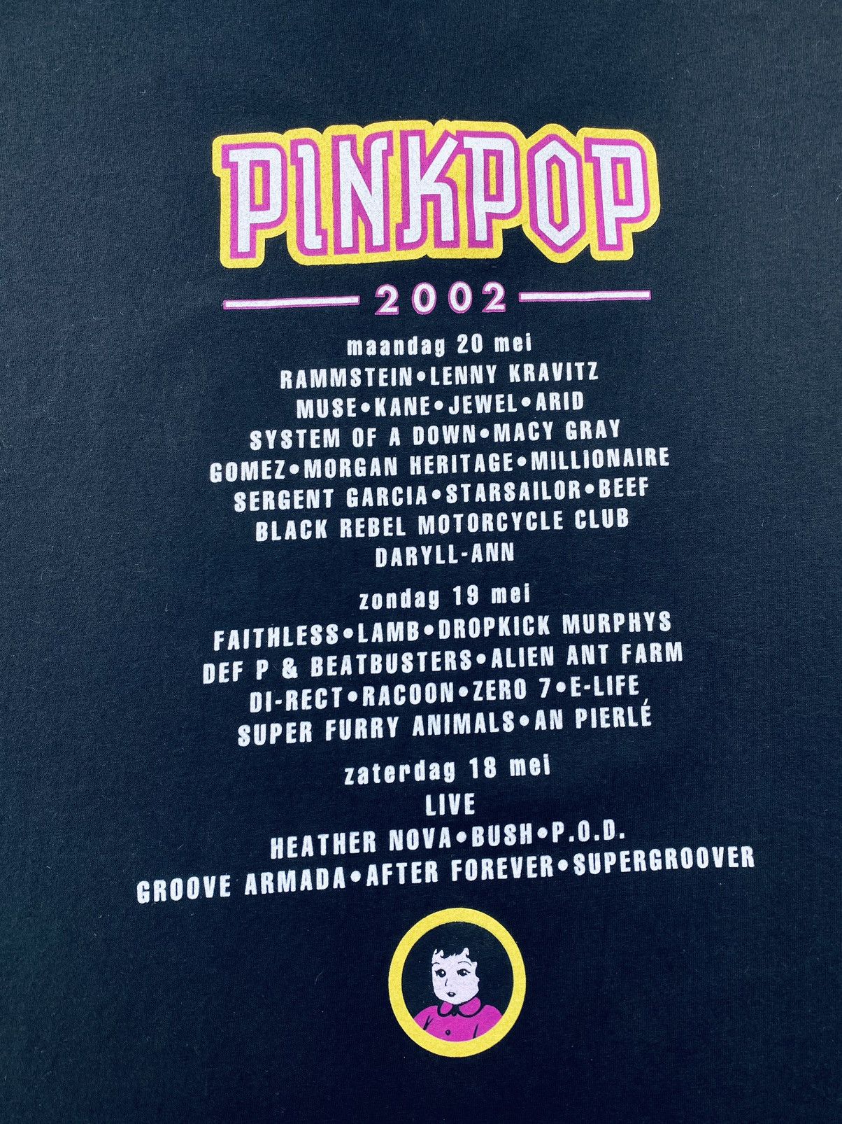 Band Tees Vintage Y2k Pinkpop Festival Ringer Band Tees Size US XL / EU 56 / 4 - 9 Thumbnail