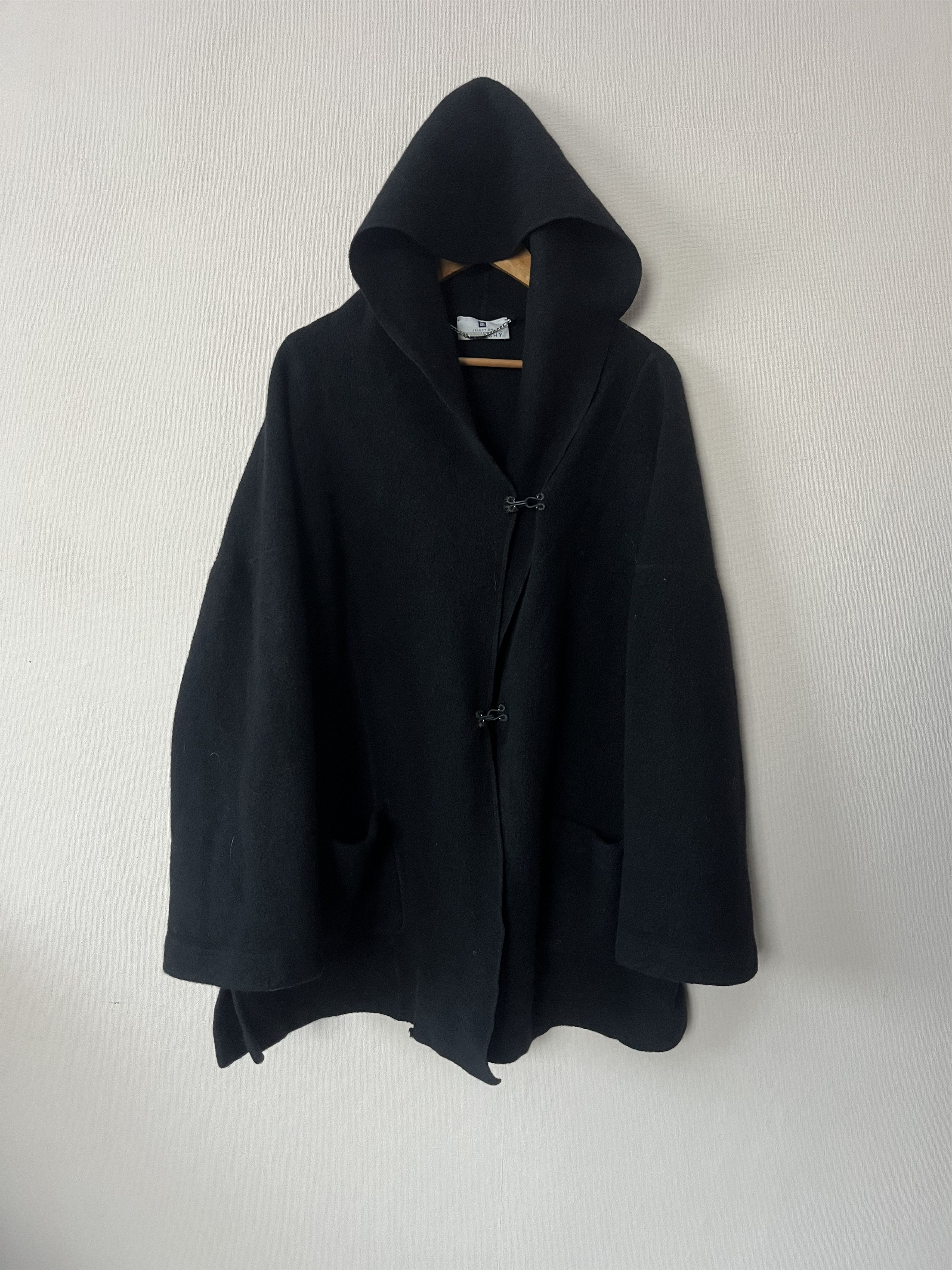 Givenchy Vintage 80s GIVENCHY Cape Coat Wool Poncho Jacket Oversized Size XXL / US 16-18 / IT 52-54 - 1 Thumbnail