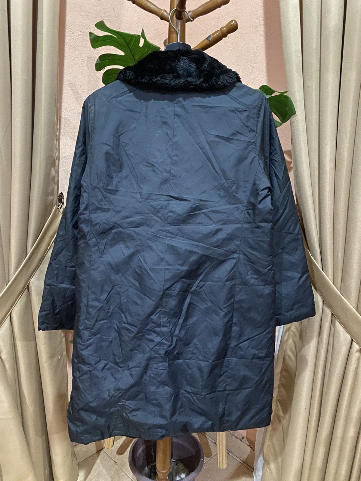 Sonia Rykiel Sonia Rykiel Black Fur-Collar Coat - Vintage Parisian Chic Size XS / US 0-2 / IT 36-38 - 5 Thumbnail