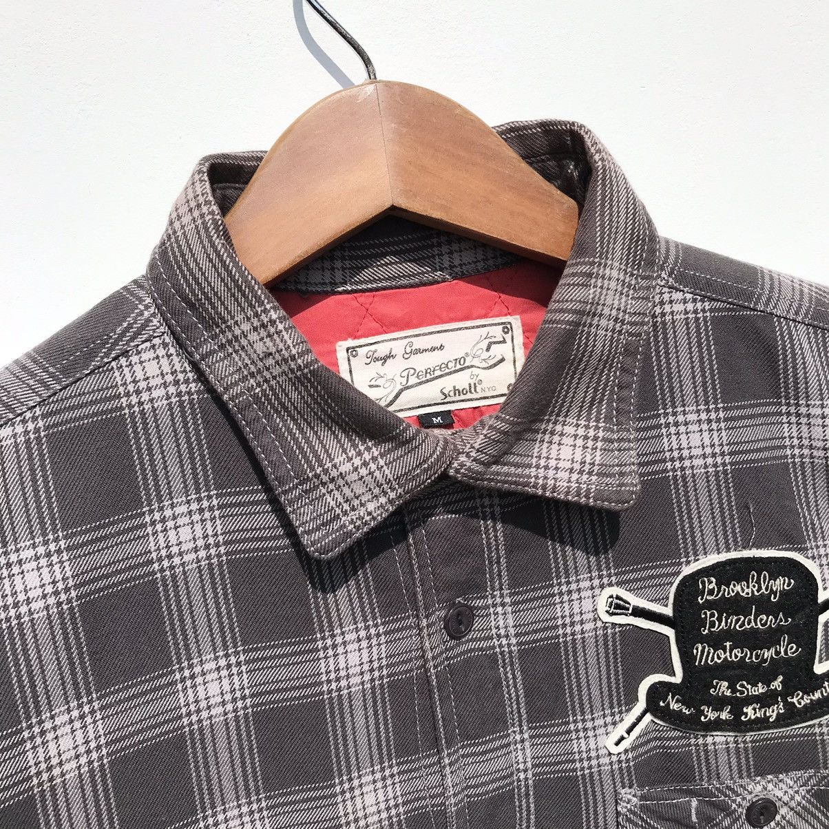 Schott Vintage Schott N.Y.C Perfecto Flannel Jacket Size US M / EU 48-50 / 2 - 12 Thumbnail