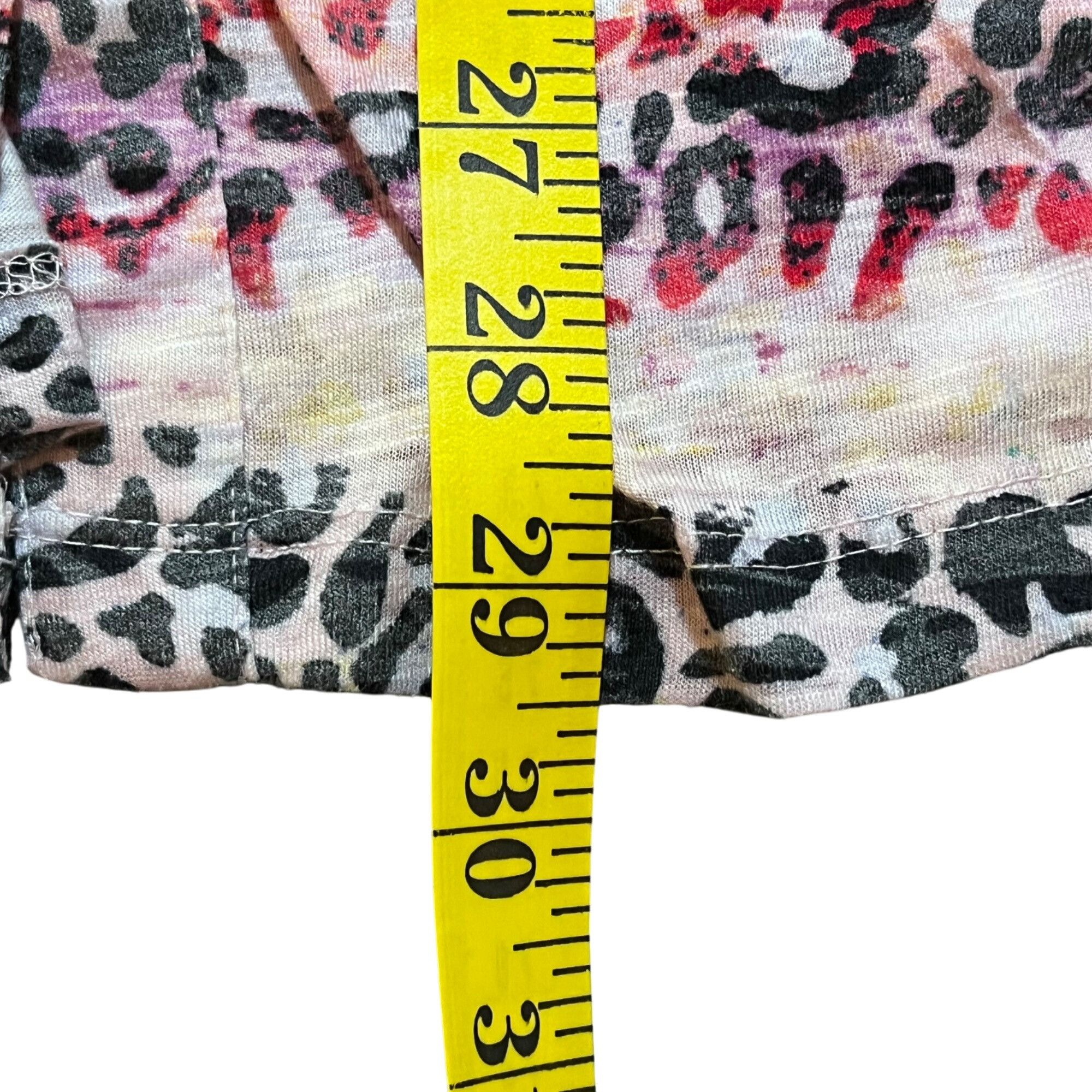 Other Ali Miles Women's Rainbow Leopard Burnout Button Shirt L Art Size L / US 10 / IT 46 - 10 Thumbnail