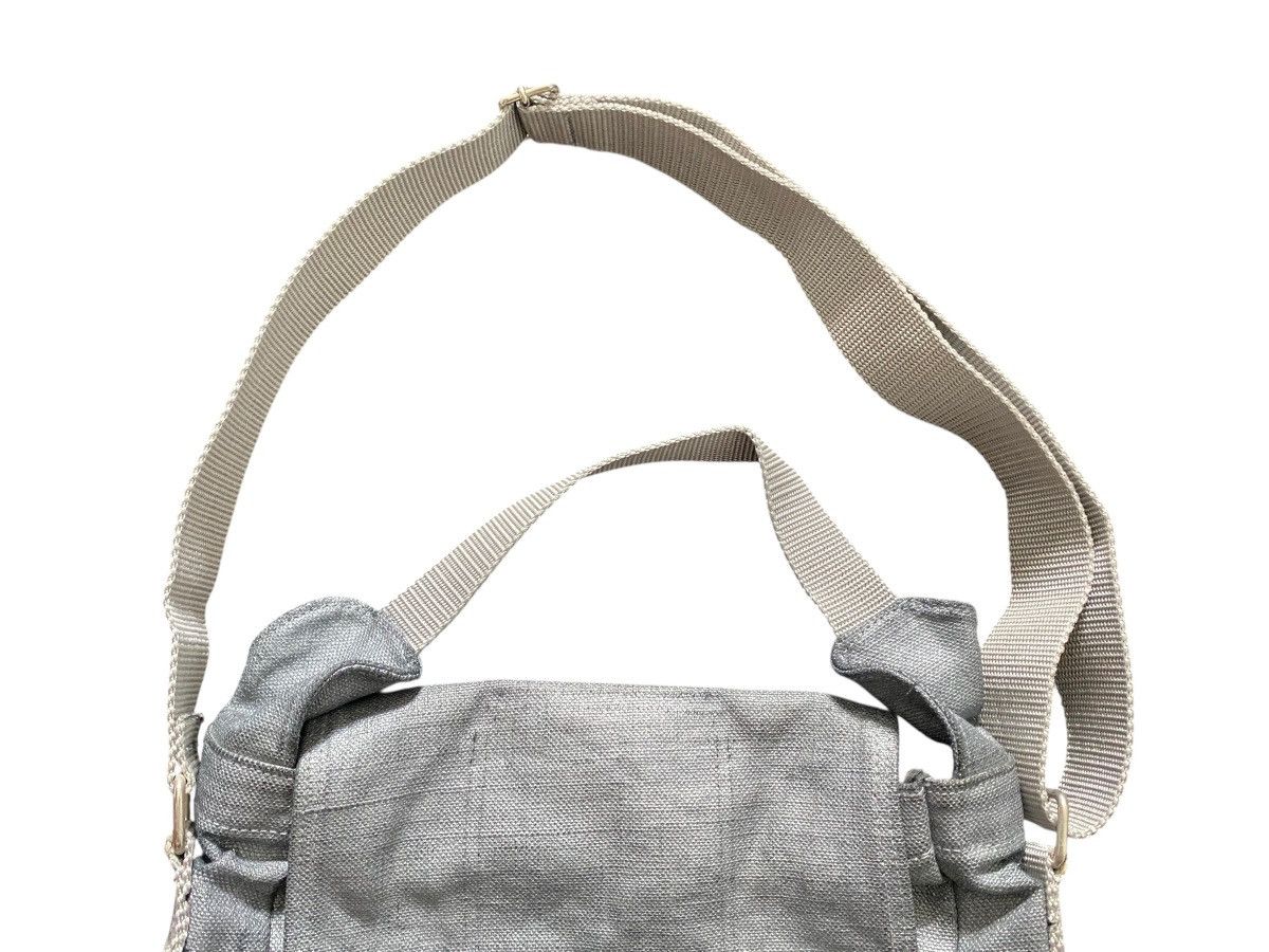 A.P.C. A.P.C Silver paint coated Canvas Sling Bag Size ONE SIZE - 3 Thumbnail