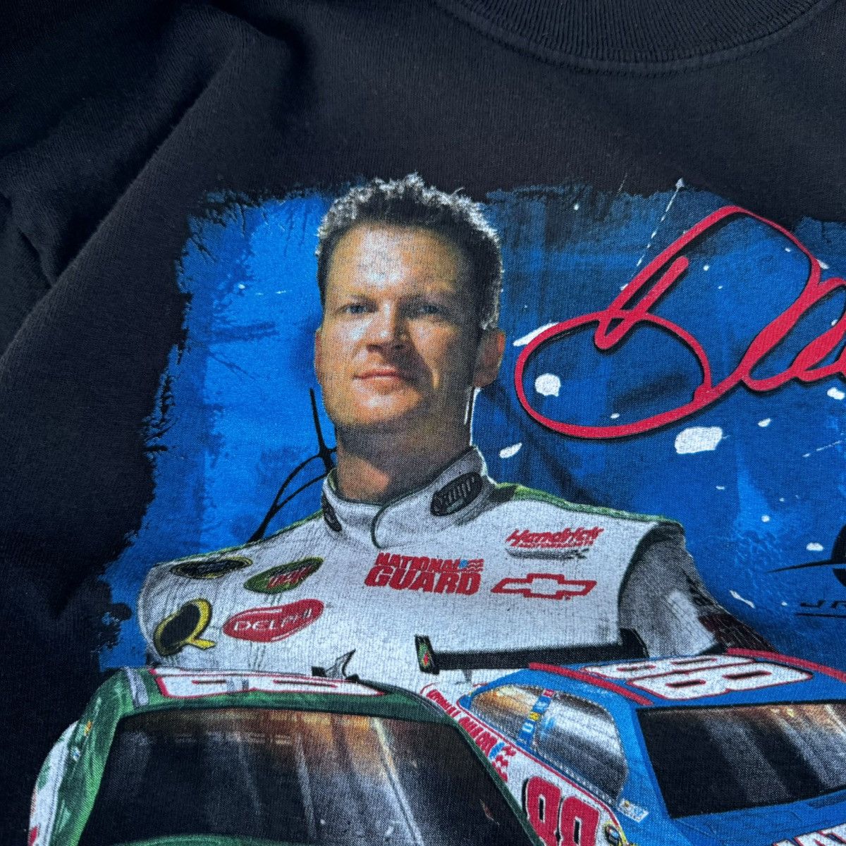 Harley Davidson × NASCAR × Stussy Vintage Y2K Black Nascar Dale Earnhardt Graphic Longsleeve S Size US M / EU 48-50 / 2 - 5 Thumbnail