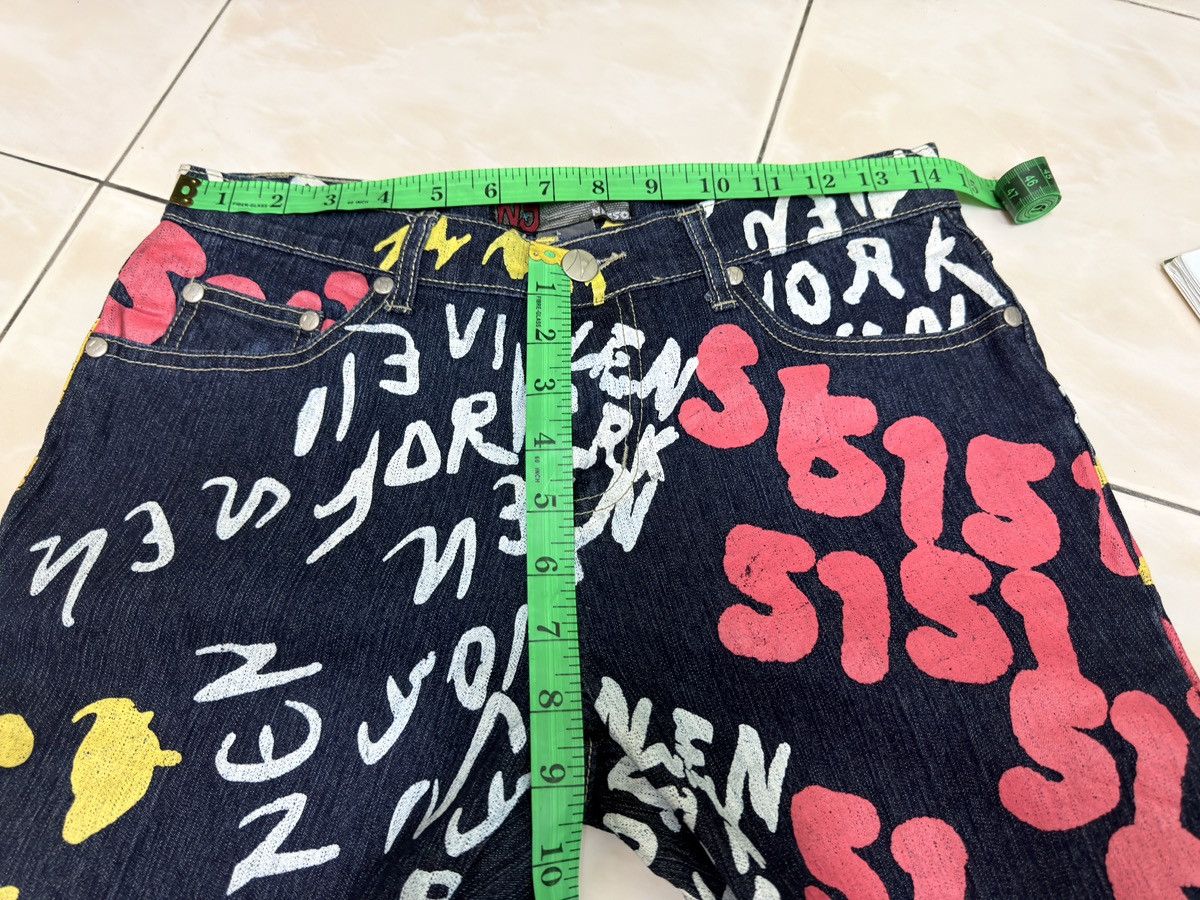 Hysteric Glamour Nesso Graffiti Print Flare Jeans Y2K Streetwear Bootcut Size US 28 / EU 44 - 16 Thumbnail