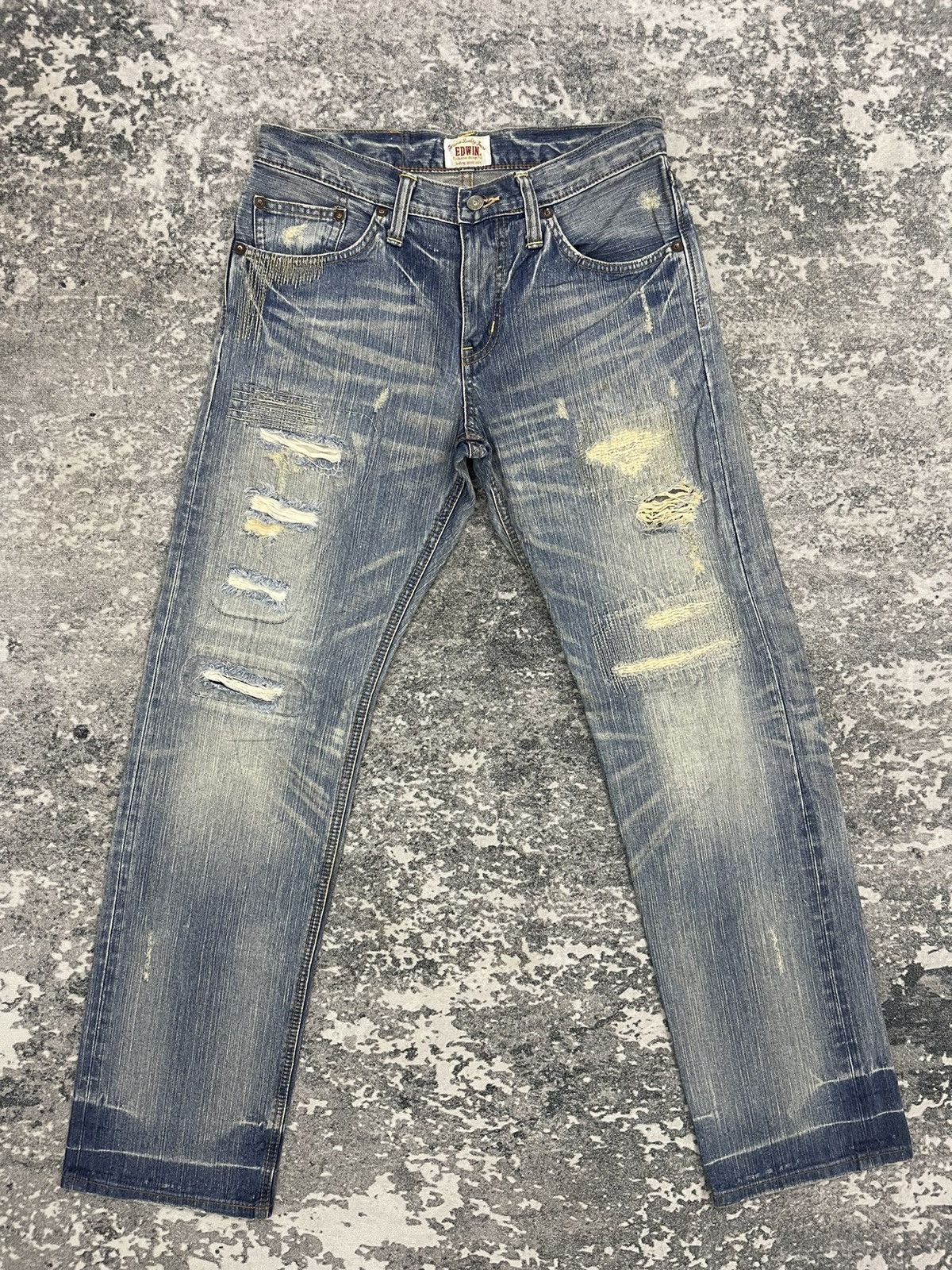 Edwin × If Six Was Nine × PPFM EDWIN XV RIPPED DENIM | Grailed