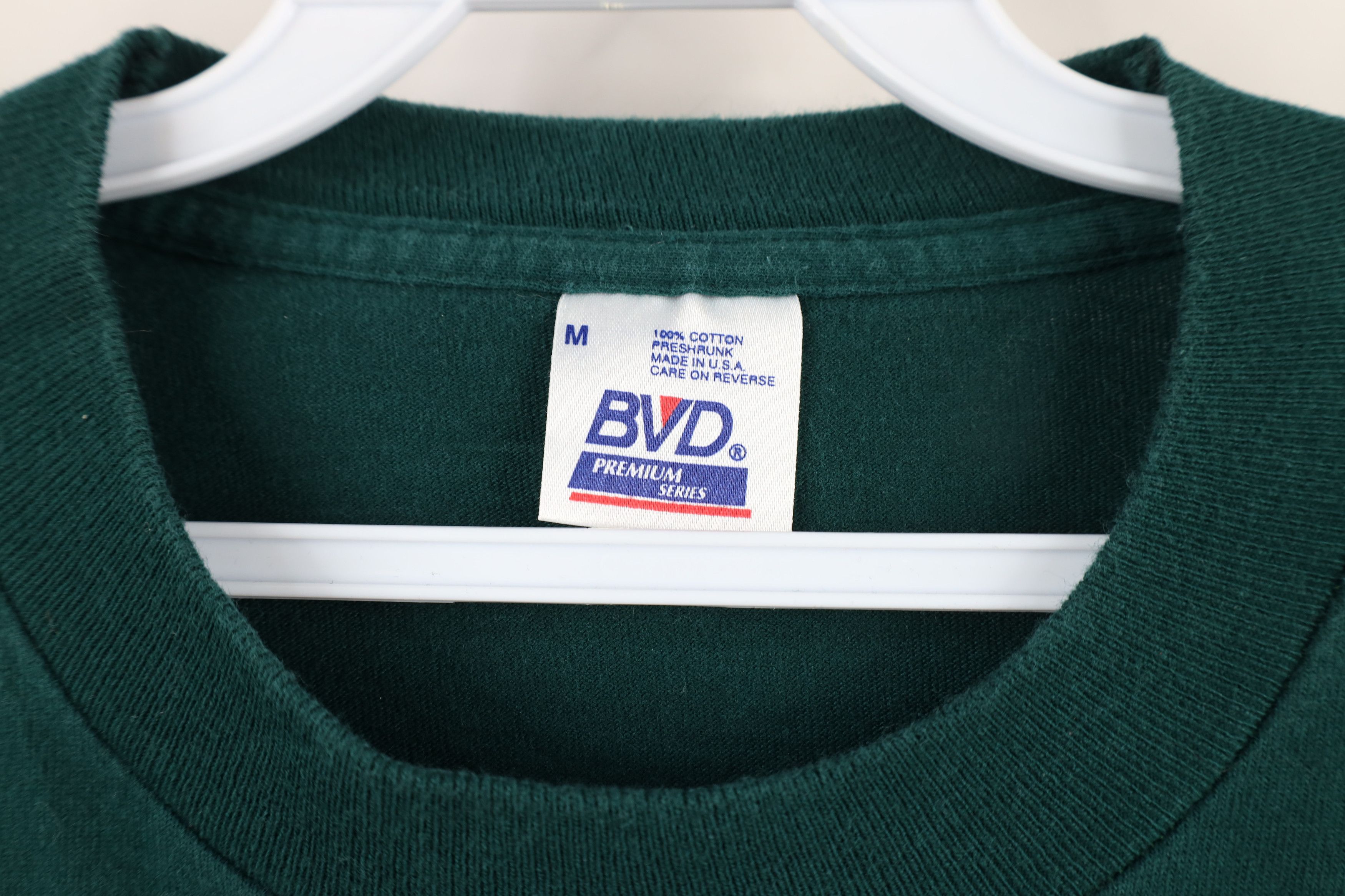 Vintage Vintage 90s Streetwear Cotton Long Sleeve T-Shirt Green USA Size US M / EU 48-50 / 2 - 5 Thumbnail