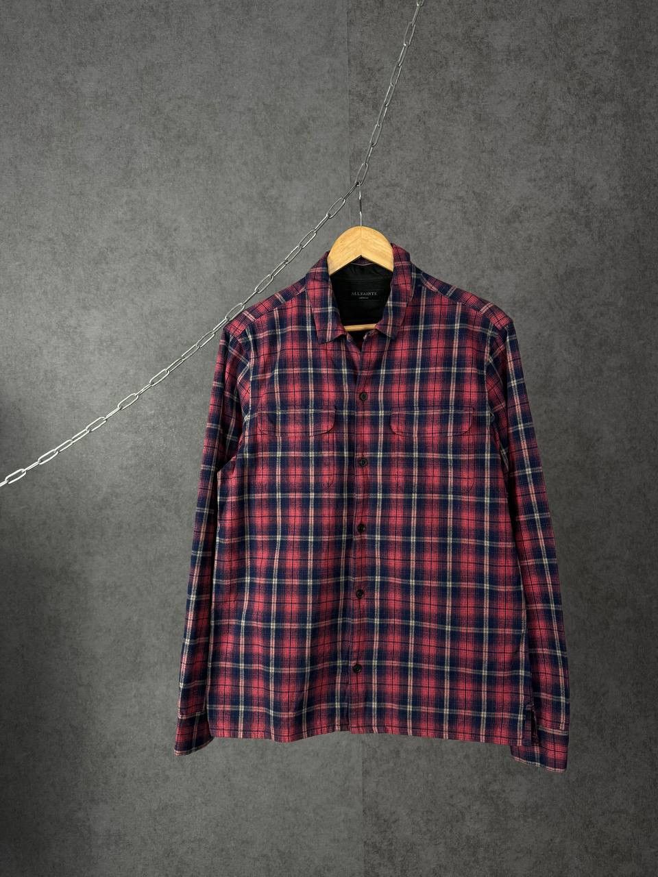 Allsaints Allsaints designer flannel shirt Size US M / EU 48-50 / 2 - 1 Thumbnail