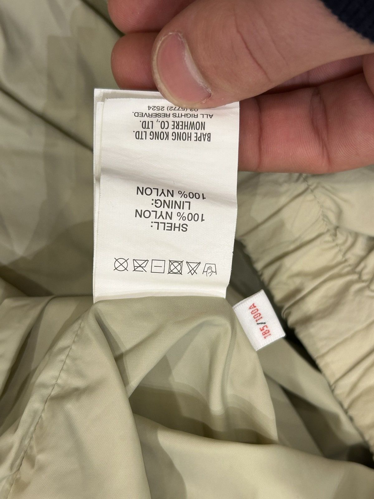 Aape AAPE By Bape Embroidered Light Jacket - Beige Size US XL / EU 56 / 4 - 5 Thumbnail