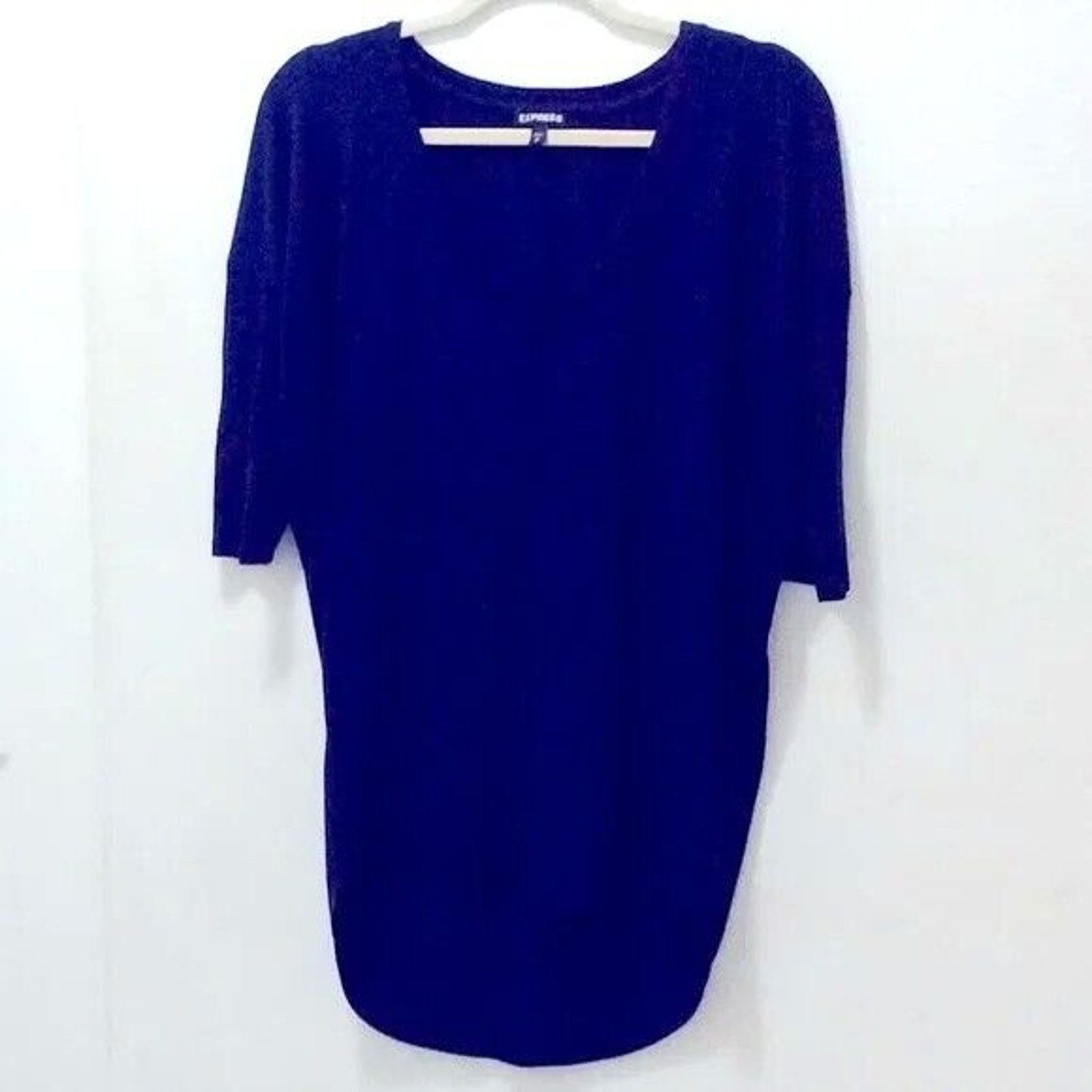 Express Express Women’s Top Size-Medium Navy Blue. Size M / US 6-8 / IT 42-44 - 1 Thumbnail
