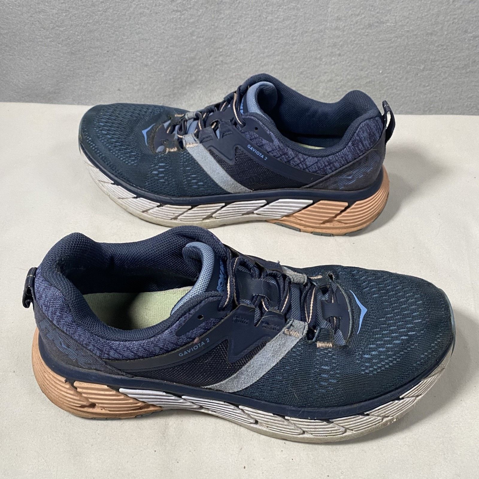Hoka Hoka One One Gaviota 2 Blue Lace Up Running Shoes Womens 7.5 Size US 7.5 / IT 37.5 - 4 Thumbnail
