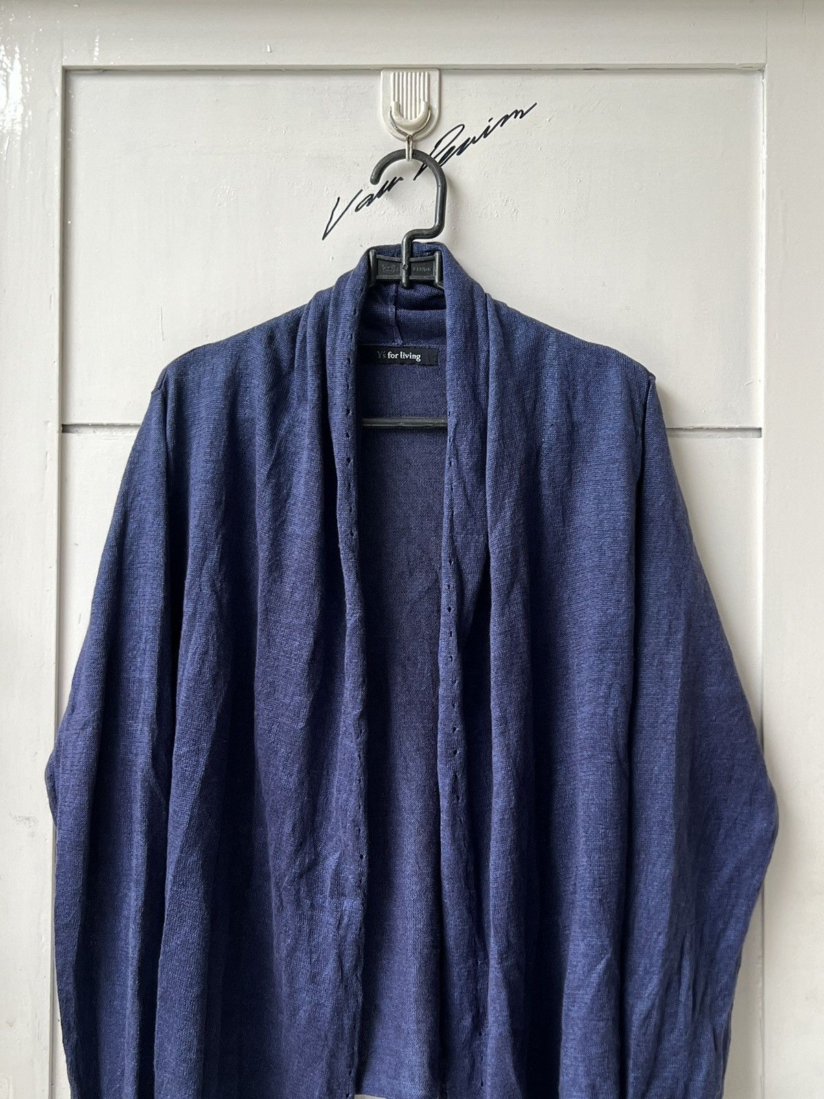 Yohji Yamamoto Y'S FOR LIVING Yohji Yamamoto Blue Cardigan Size US L / EU 52-54 / 3 - 10 Thumbnail