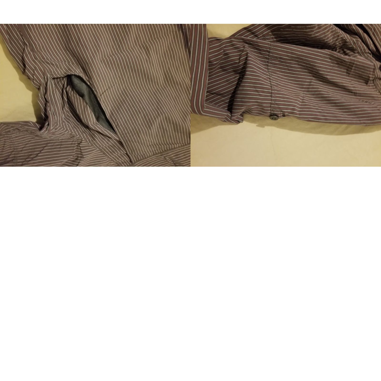 The North Face Mens The North Face Button Shirt L Large Brown Outdoor Hiking Size 42R - 8 Thumbnail