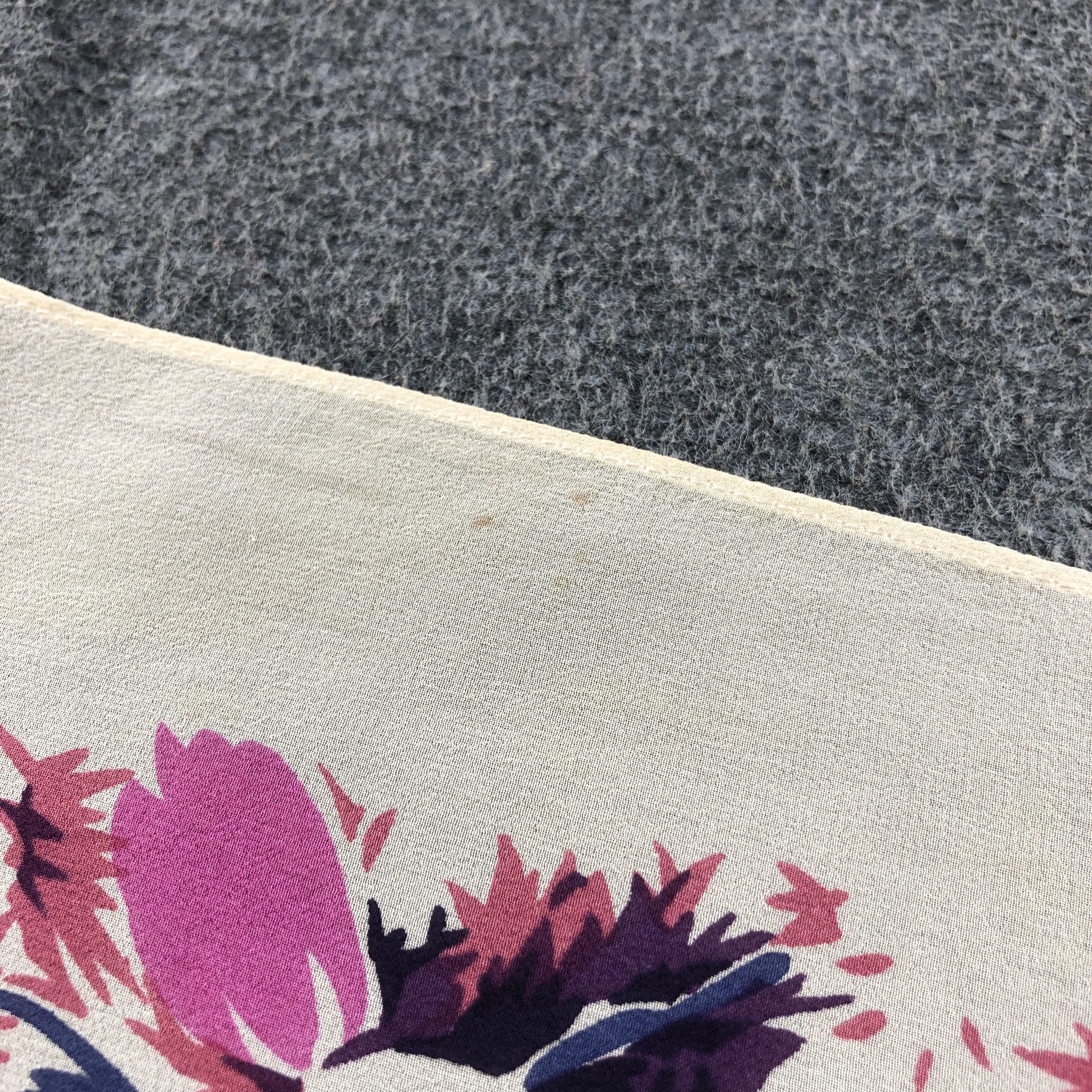 Japanese Brand Renata Floral Silk Stole Silk Scarf M1114 Size ONE SIZE - 7 Thumbnail