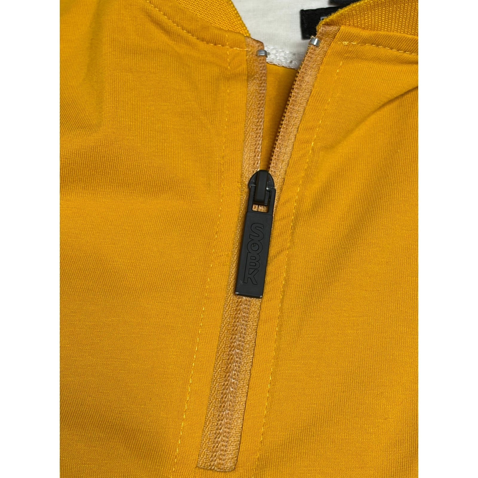 Other SOBK Men's Yellow & Black 1/4 Zip Pullover size XL Size US XL / EU 56 / 4 - 4 Thumbnail