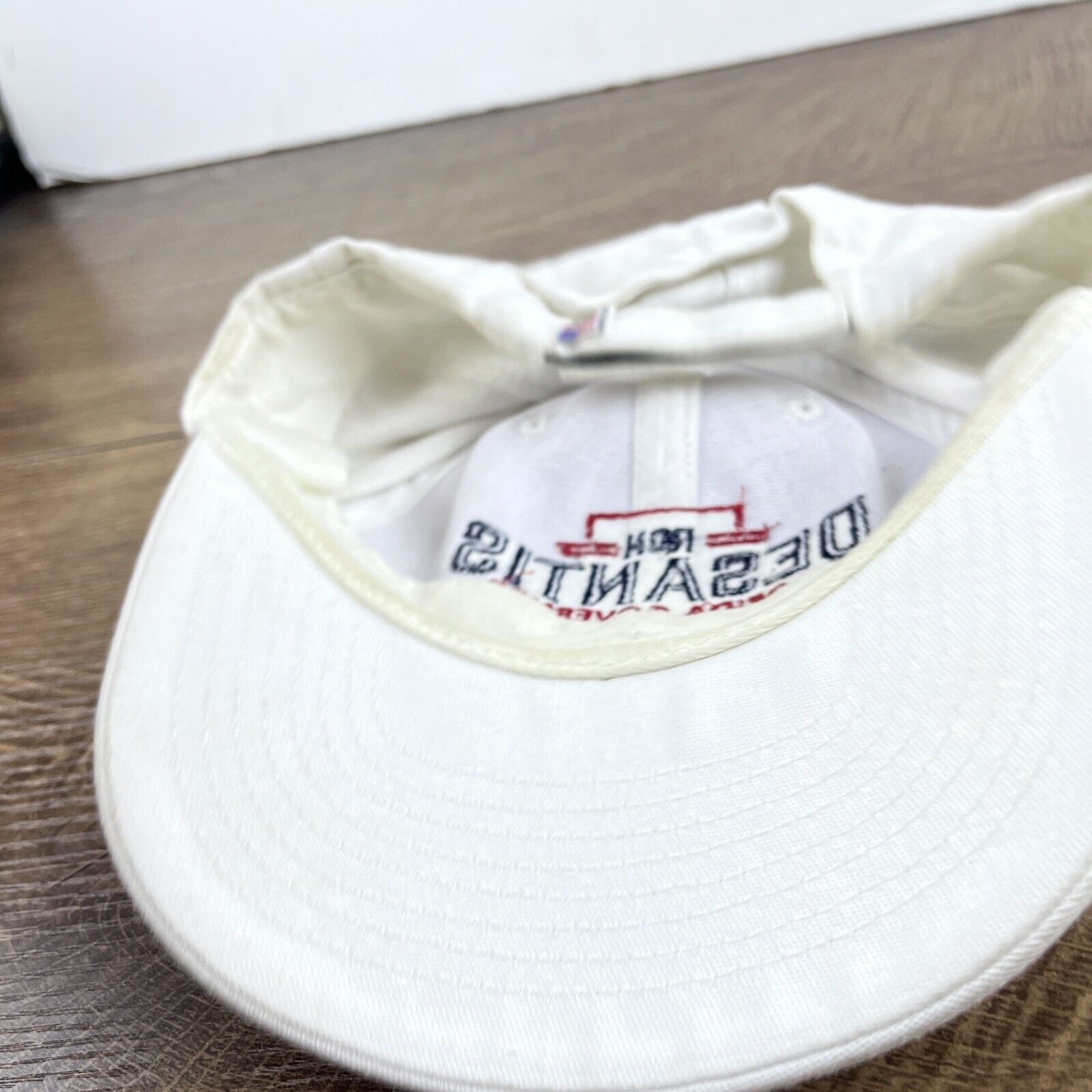 Other Ron Desantis Hat Florida Governor White Hat Adjustable Adult Size ONE SIZE - 13 Thumbnail