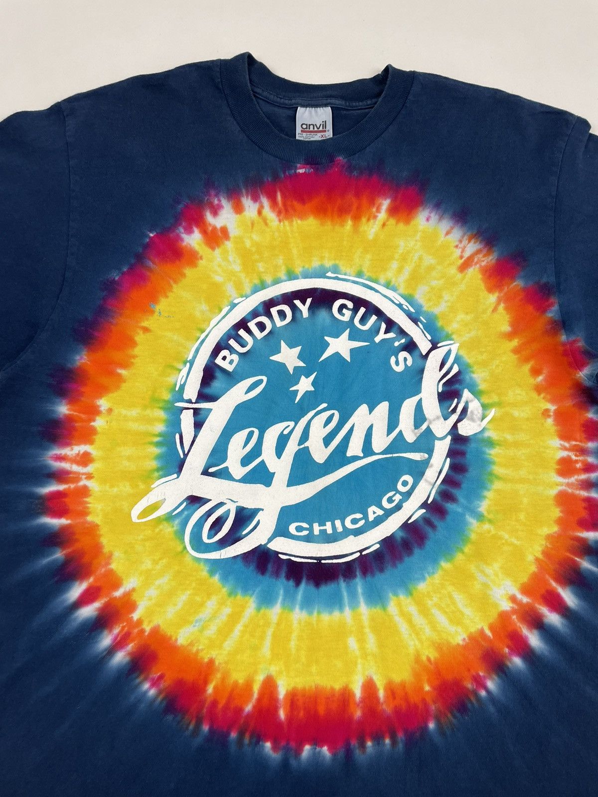 Band Tees 1990s Vintage Buddy Guy's Legends Chicago Size US XL / EU 56 / 4 - 7 Thumbnail