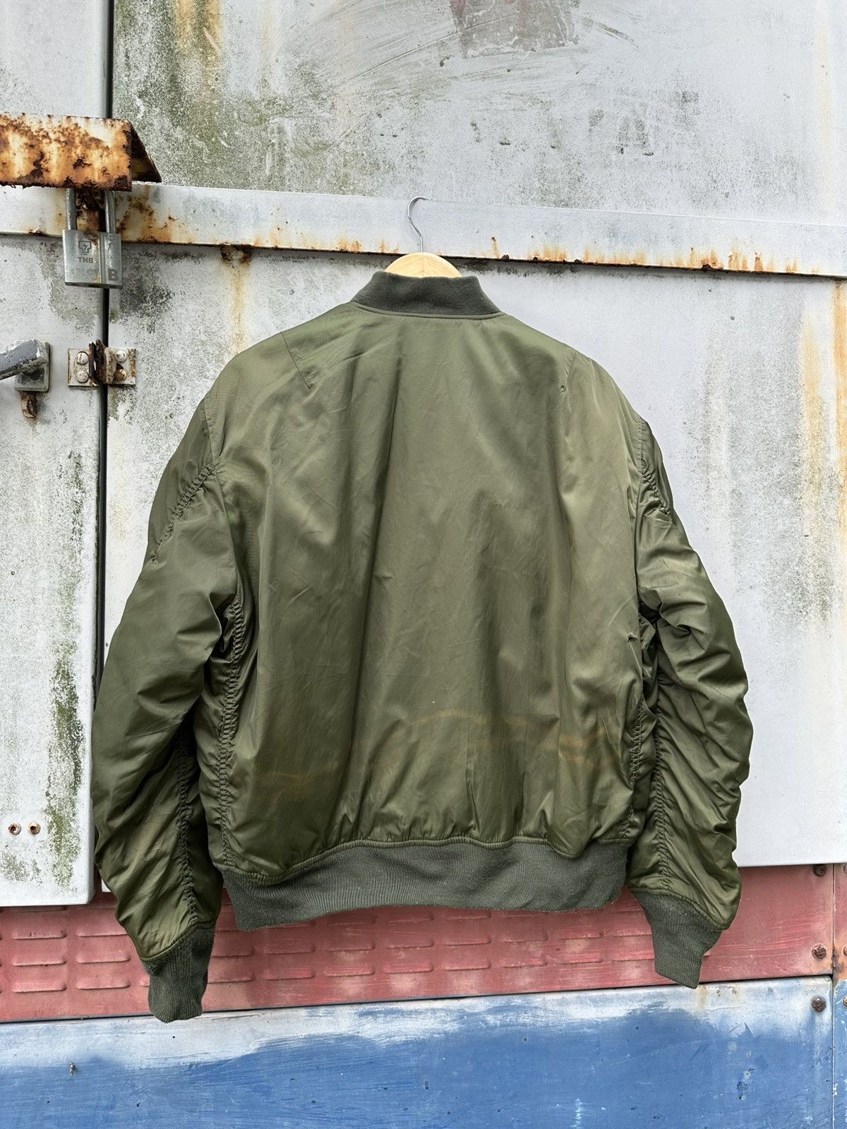 Vintage 🪖Vintage MA-1 Machope Man Intermediate Bomber Jacket Size US M / EU 48-50 / 2 - 8 Thumbnail