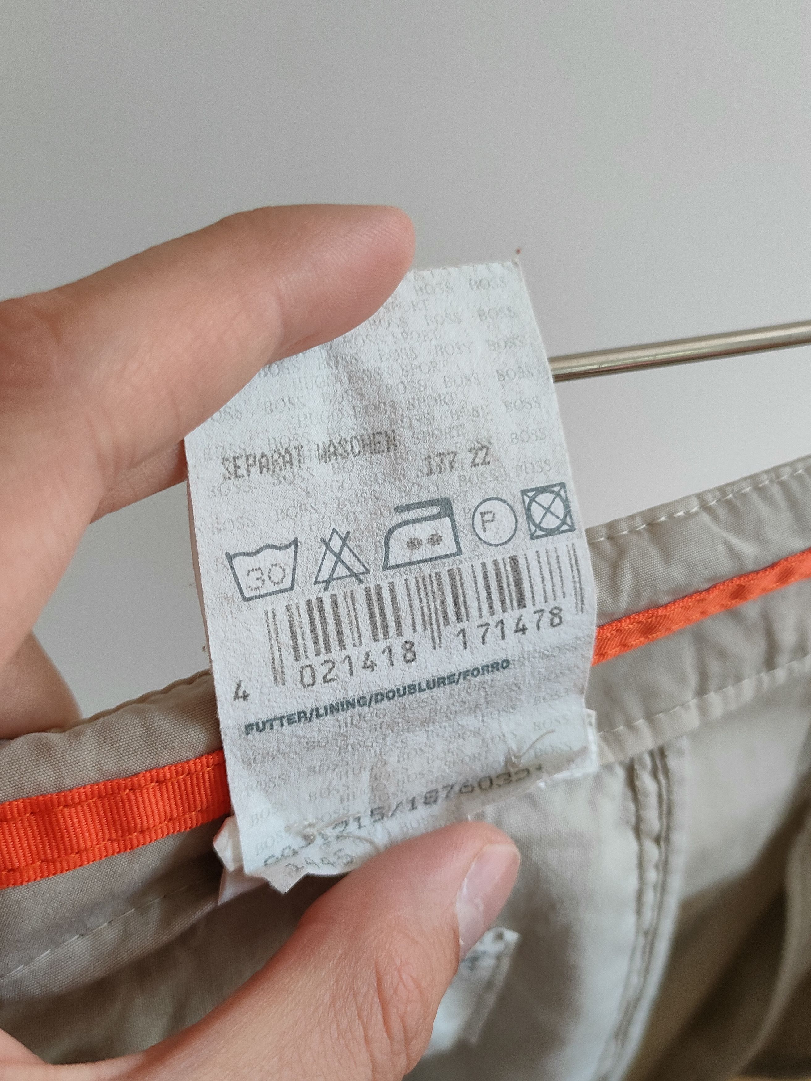 Hugo Boss 2000s Boss Orange Concealed Knee Pockets Chinos Size US 36 / EU 52 - 11 Thumbnail