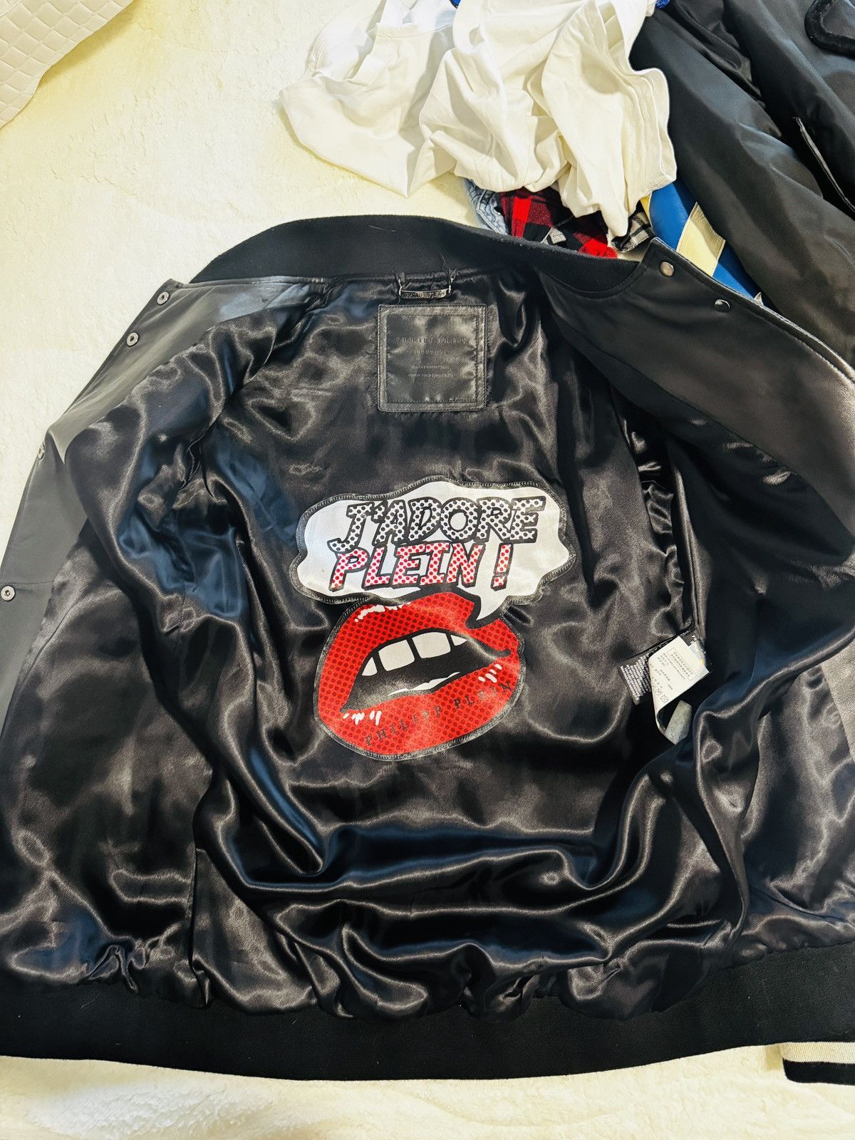 Philipp Plein Philipp Plein J’adore leather jacket Size S / US 4 / IT 40 - 3 Thumbnail