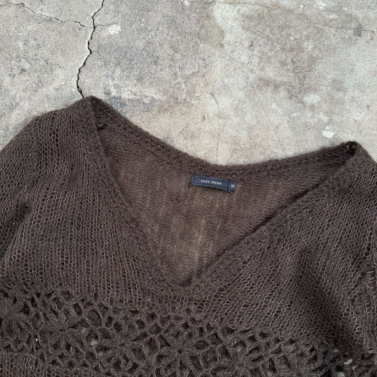 Japanese Brand × Vintage Vintage Japanese Easy Wear Wool Knit Sweater Size XS / US 0-2 / IT 36-38 - 4 Thumbnail