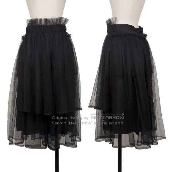 Comme des Garcons Comme Des Garcons size M Black Retro Tulle Skirt Size 22" - 1 Thumbnail