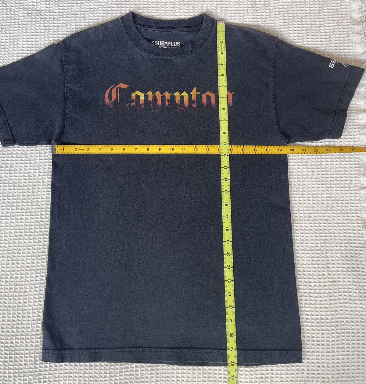 SSUR Sun Faded 🔥SSUR*PLUS🔥Compton Faded Black Tshirt Size US M / EU 48-50 / 2 - 3 Thumbnail