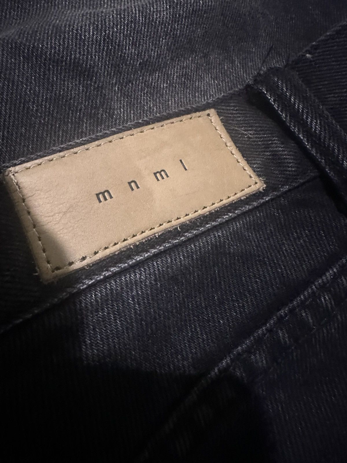 MNML MNML Men's Black and White Jeans Size US 33 - 3 Thumbnail