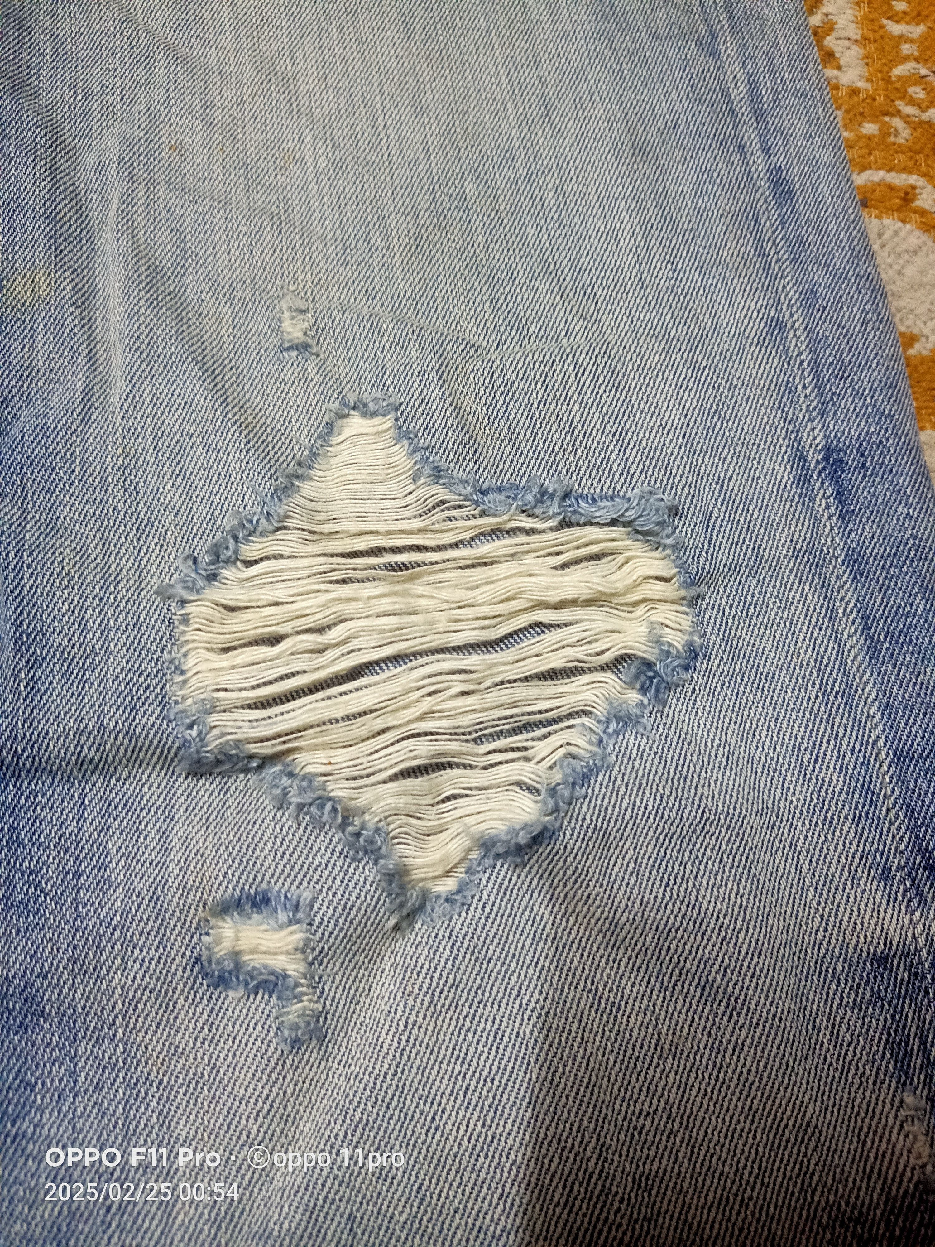If Six Was Nine × Japanese Brand × Uniqlo Uniqlo Denim Blacktag Distressdenim Size US 32 / EU 48 - 10 Thumbnail