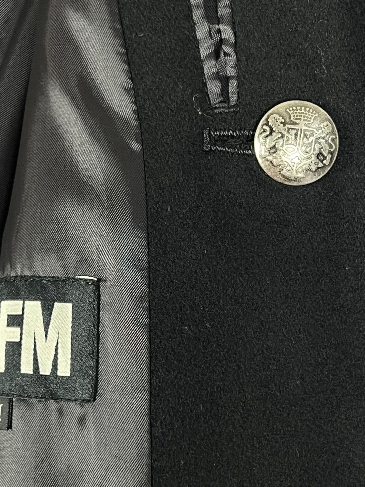 PPFM Vintage PPFM Double Breasted Wool Jacket Military Coat Size US M / EU 48-50 / 2 - 12 Thumbnail