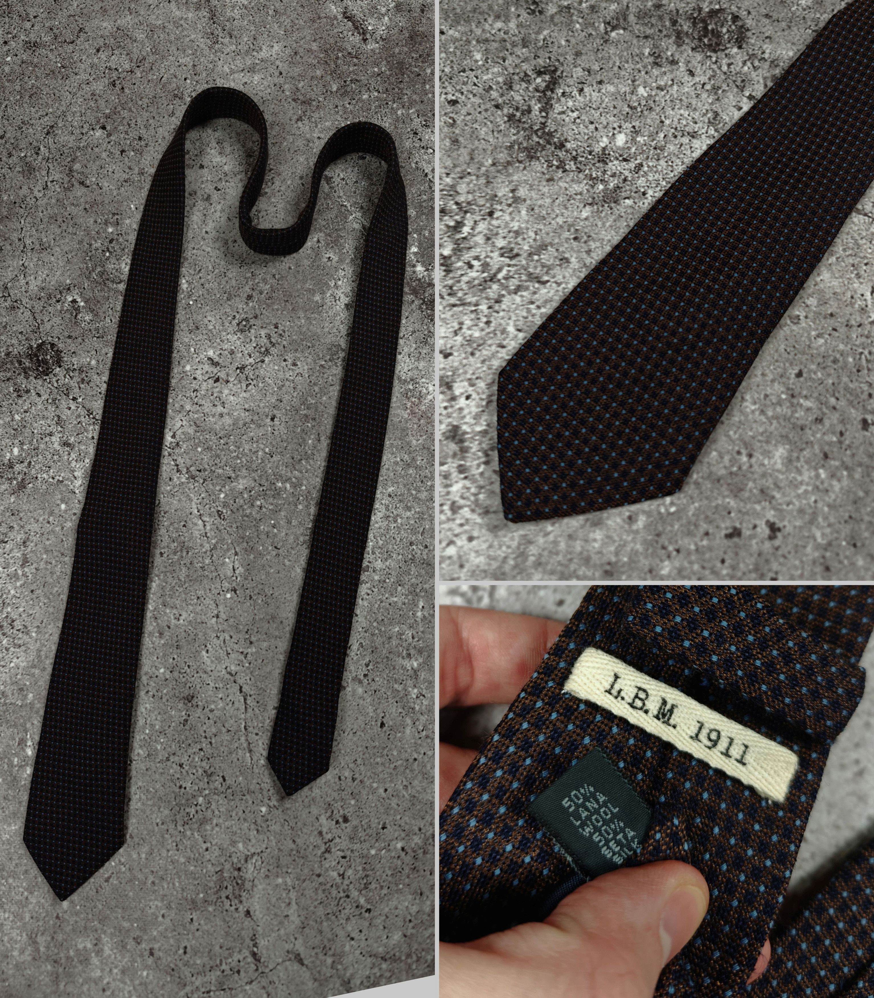 L.B.M. 1911 L.B.M. 1911 Tie Wool/Silk Brown Italy Size ONE SIZE - 1 Thumbnail